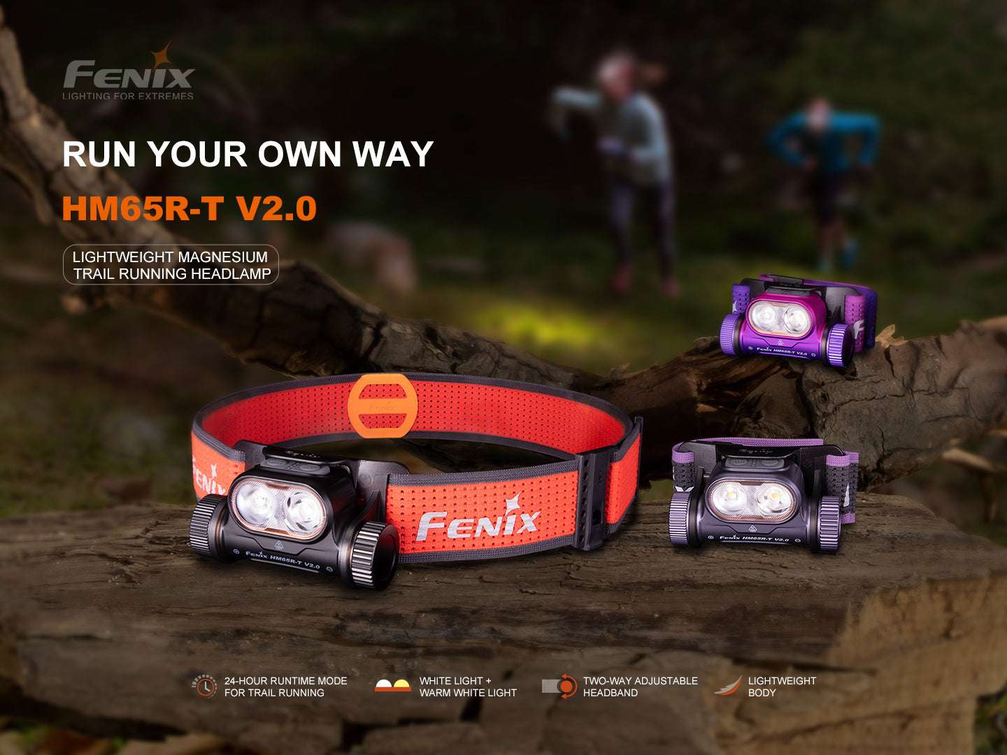 Palmarius Outdoors Fenix HM65R-T V2 Rechargeable Lightweight Trail Running Headlamp Headlamp