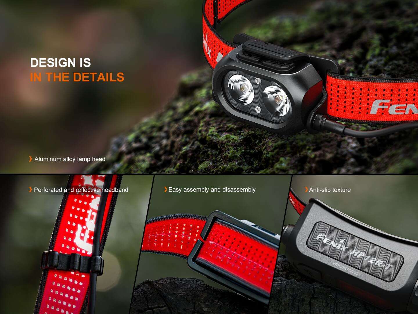 Palmarius Outdoors Fenix HP12R-T Balanced Trail Headlamp Headlamp
