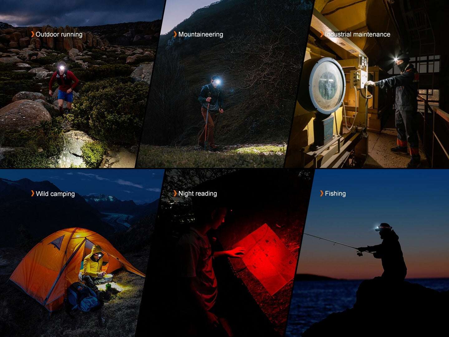 Palmarius Outdoors Fenix HP12R-T Balanced Trail Headlamp Headlamp