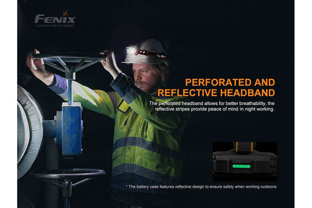 Palmarius Outdoors Fenix HP25R V2.0 Headlamp - 1600 Lumens Headlamp