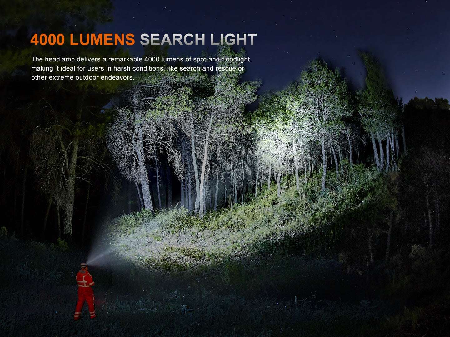 Palmarius Outdoors Fenix HP35R Search and Rescue Headlamp Headlamp