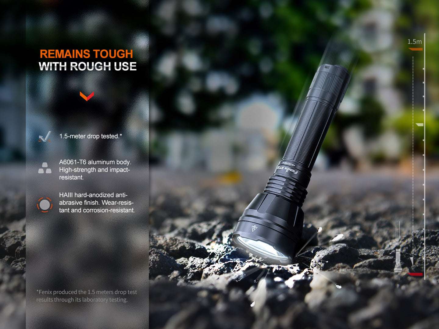 Palmarius Outdoors Fenix HT32 Hunting Flashlight with Red & Green Output Hunting Flashlight