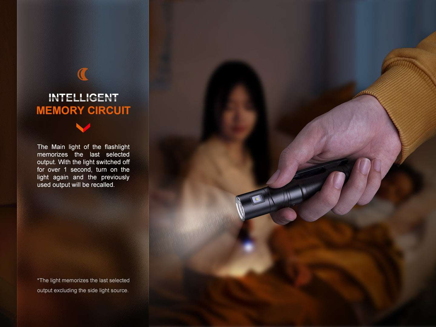 Palmarius Outdoors Fenix LD12R Dual Light Flashlight - 600 Lumens EDC Flashlight