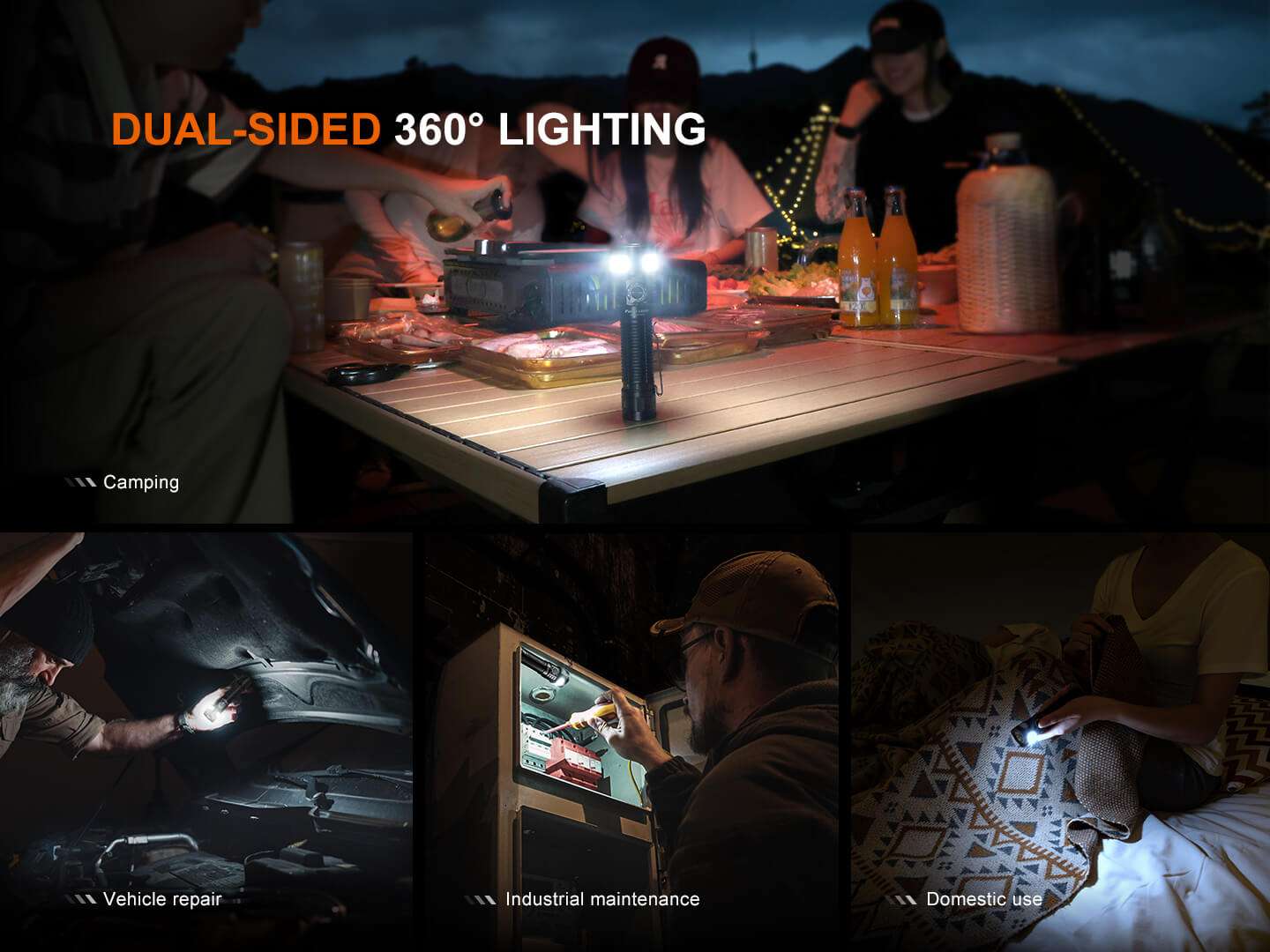 Palmarius Outdoors Fenix LD35R High Performance Multimode Tactical Flashlight EDC Flashlight