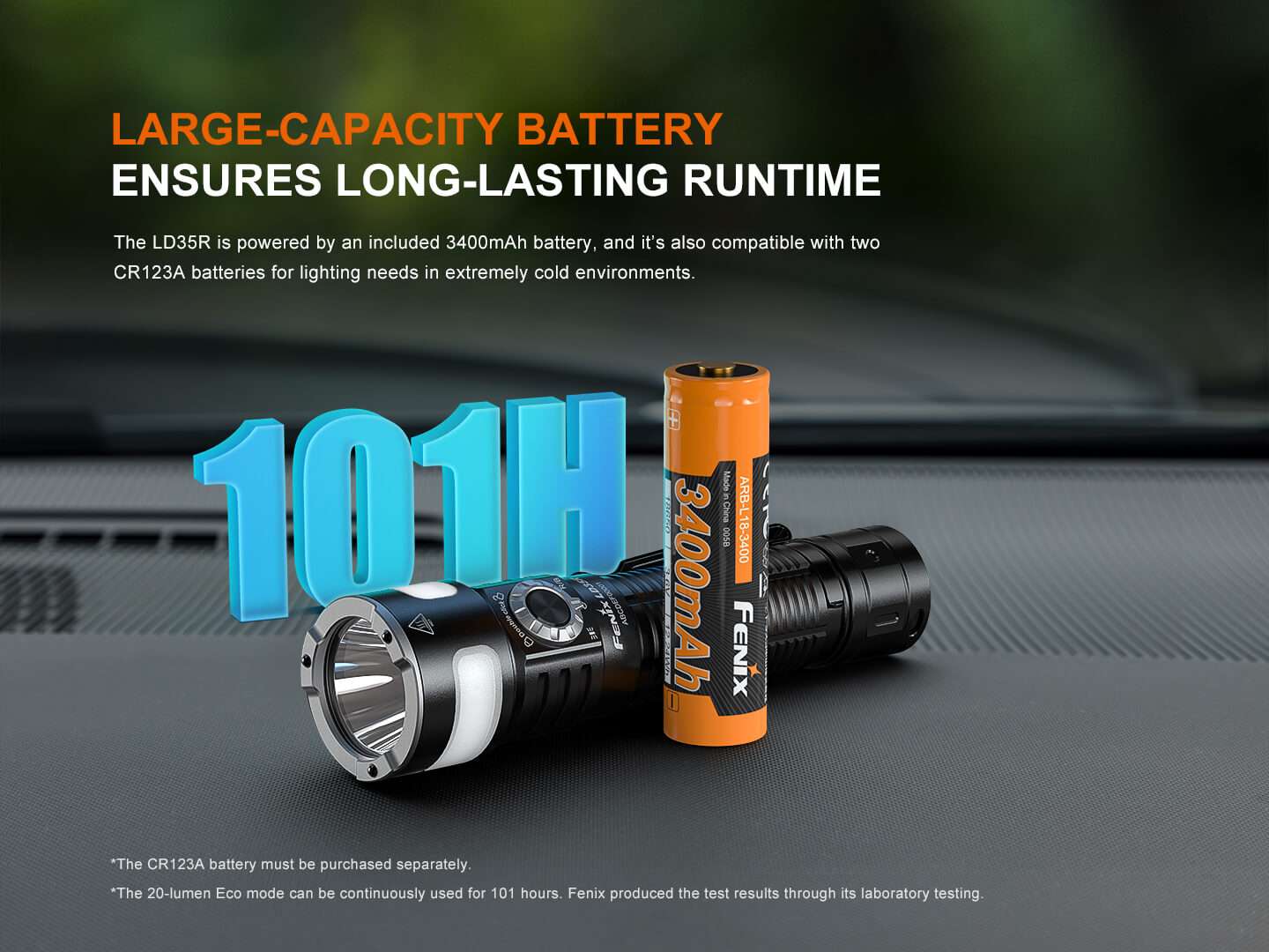 Palmarius Outdoors Fenix LD35R High Performance Multimode Tactical Flashlight EDC Flashlight
