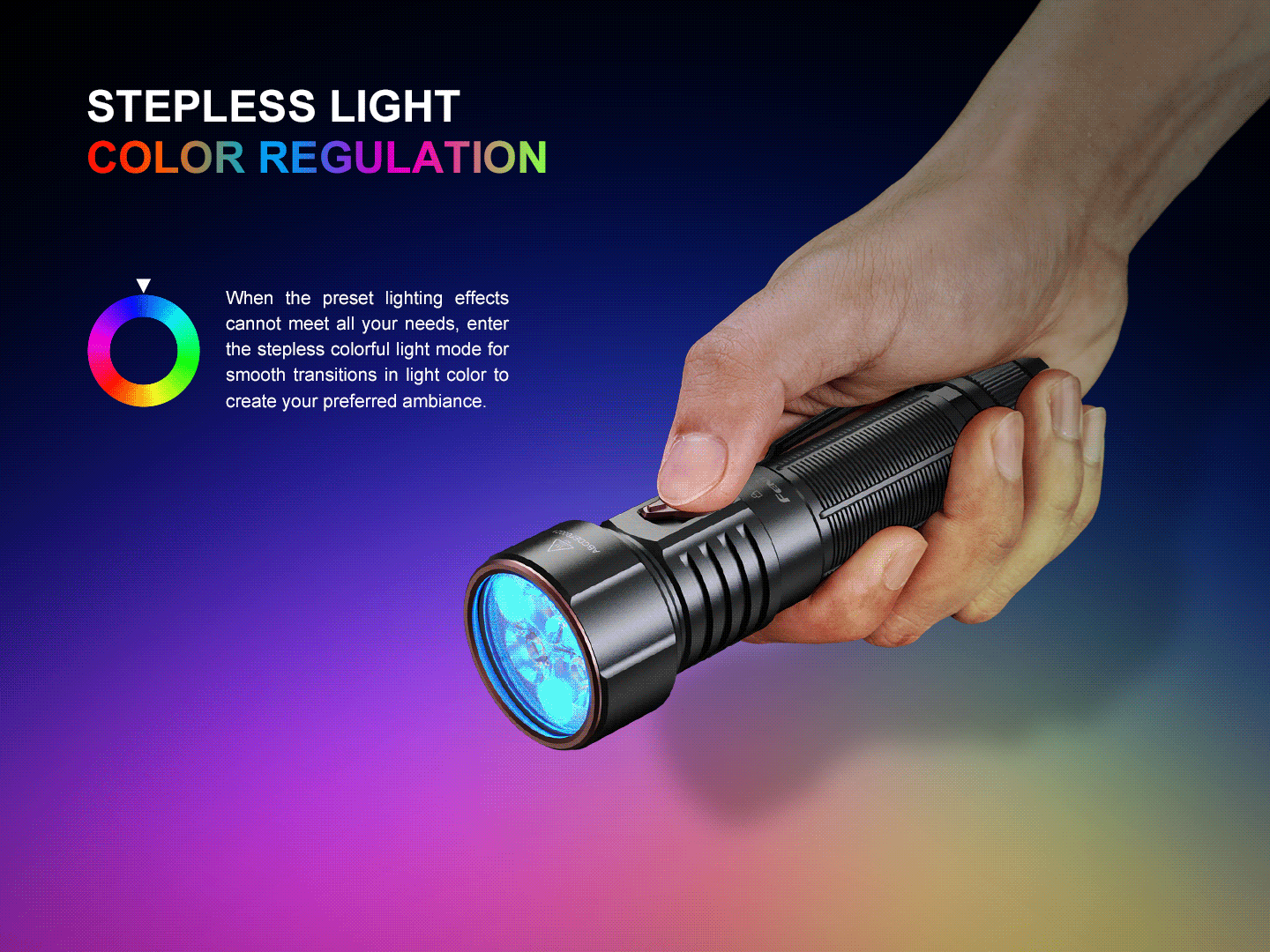 Palmarius Outdoors Fenix LD36R Multicolor Flashlight EDC Flashlight