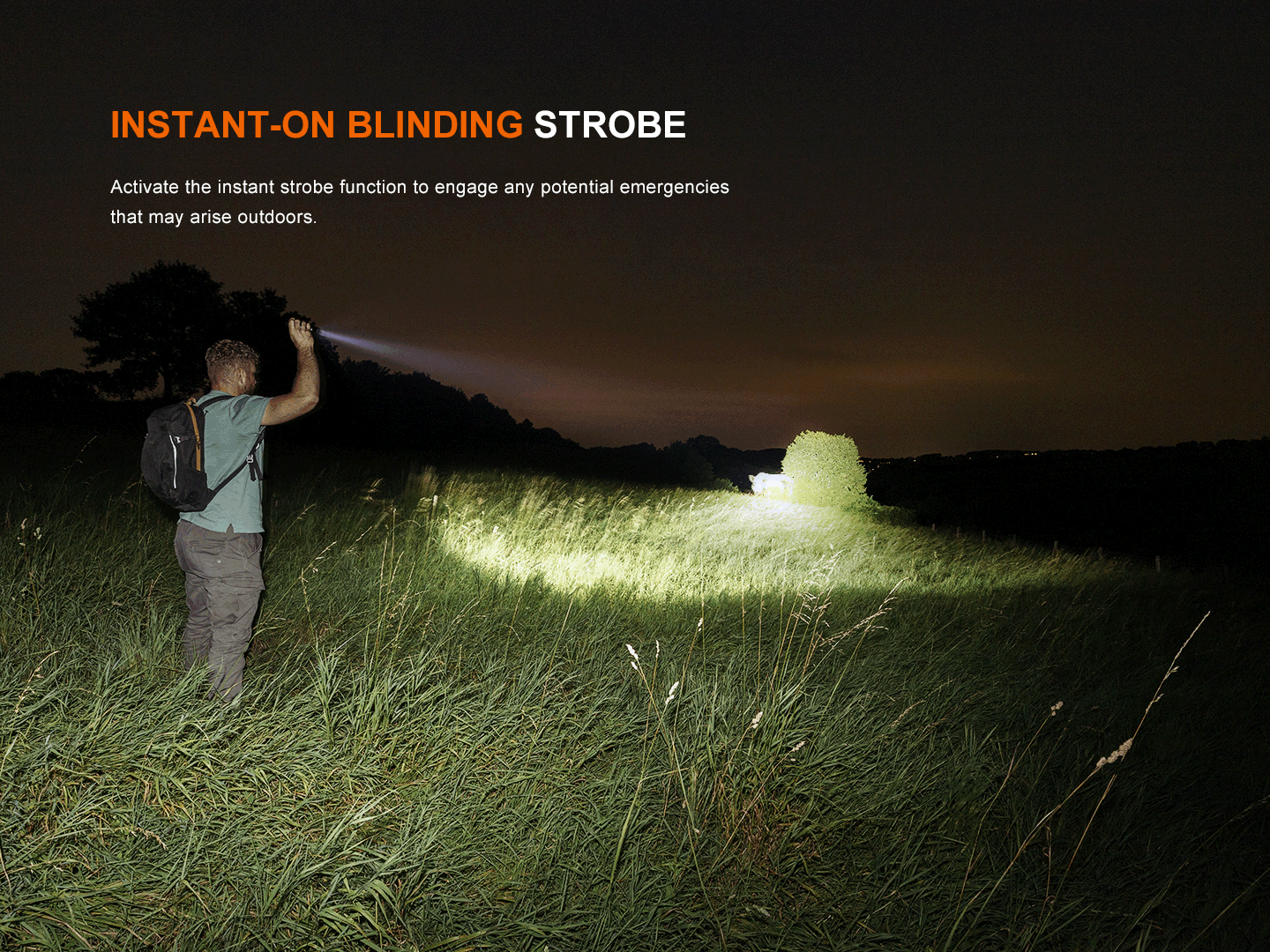 Palmarius Outdoors Fenix LD45R Digital Focus Rechargeable LED Flashlight Rechargeable Flashlight