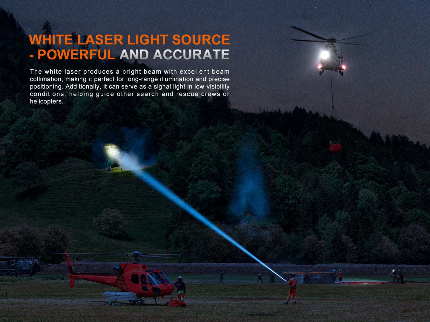 Palmarius Outdoors Fenix LR36R White Laser Searching Flashlight Work Flashlight