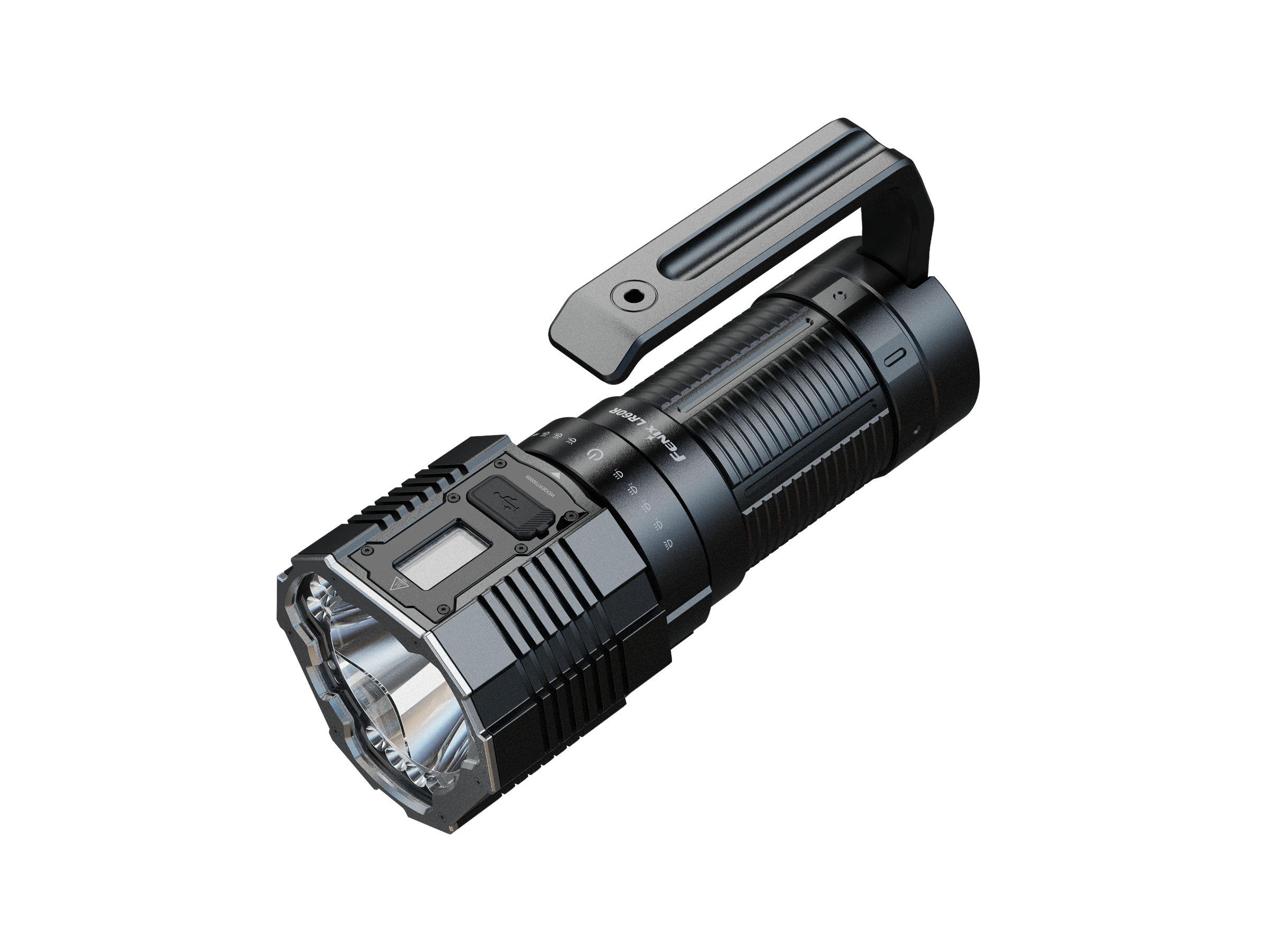 Palmarius Outdoors Fenix LR60R Rotary Switch Rechargeable Searchlight - 21000 Lumens Rechargeable Flashlight