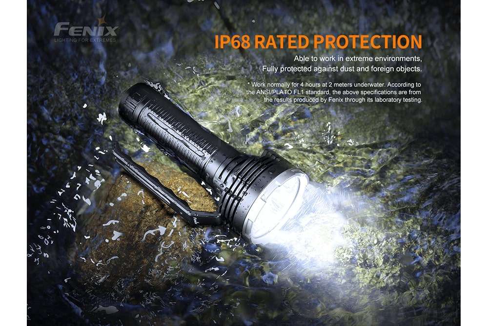 Palmarius Outdoors Fenix LR80R Rechargeable LED Searchlight - 18000 Lumens Searchlight