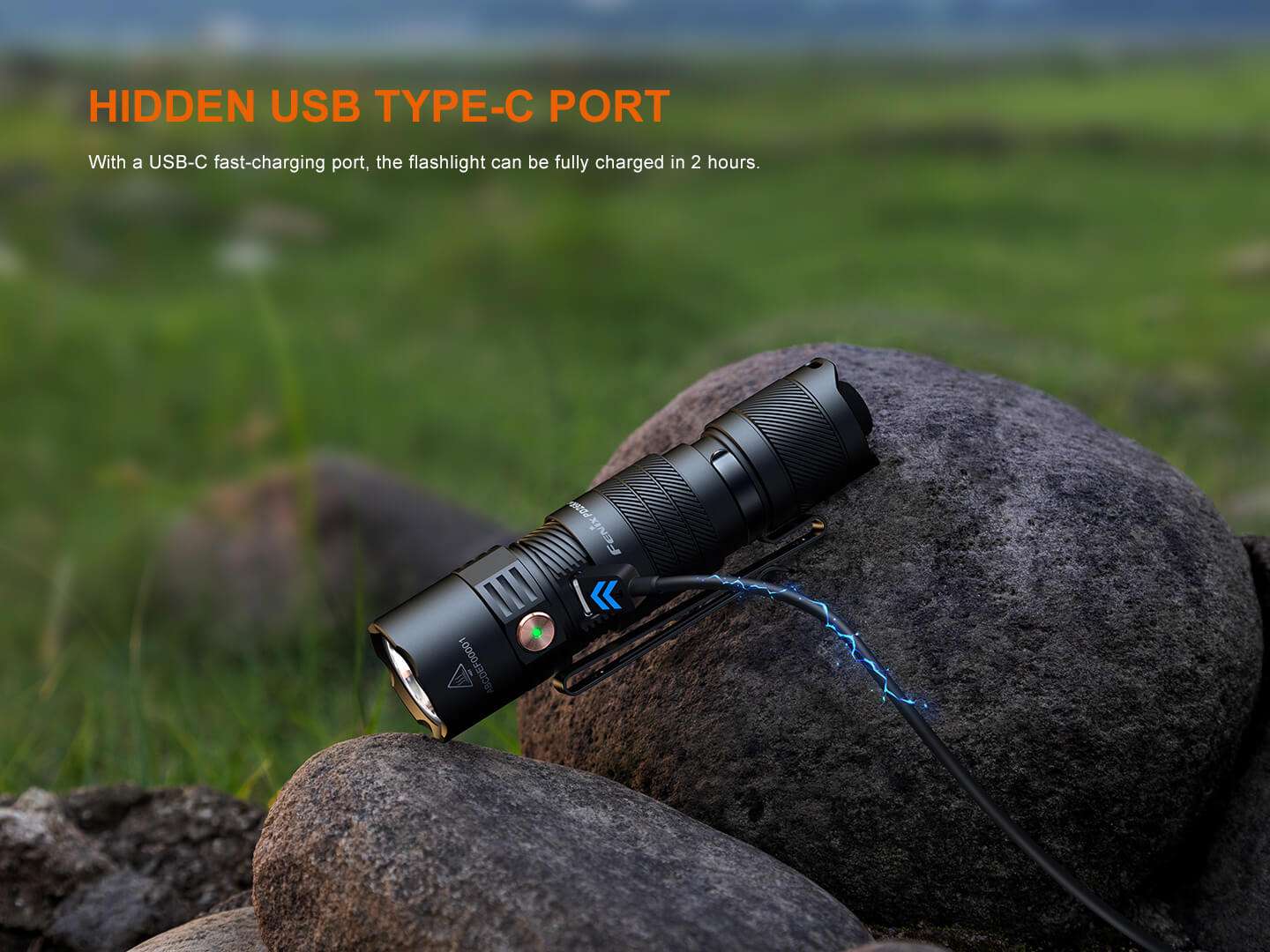 Palmarius Outdoors Fenix PD26R ACE Multi-Mode Compact Tactical Flashlight EDC Flashlight