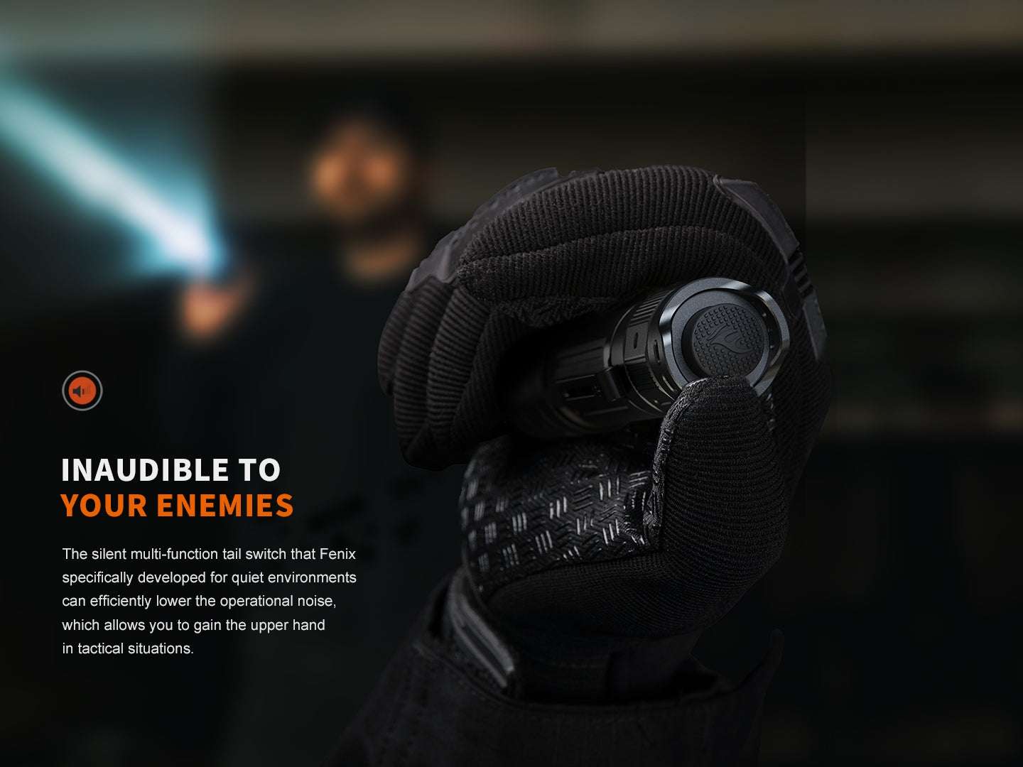 Palmarius Outdoors Fenix PD32R Rechargeable Silent Switch LED Flashlight Tactical Flashlight