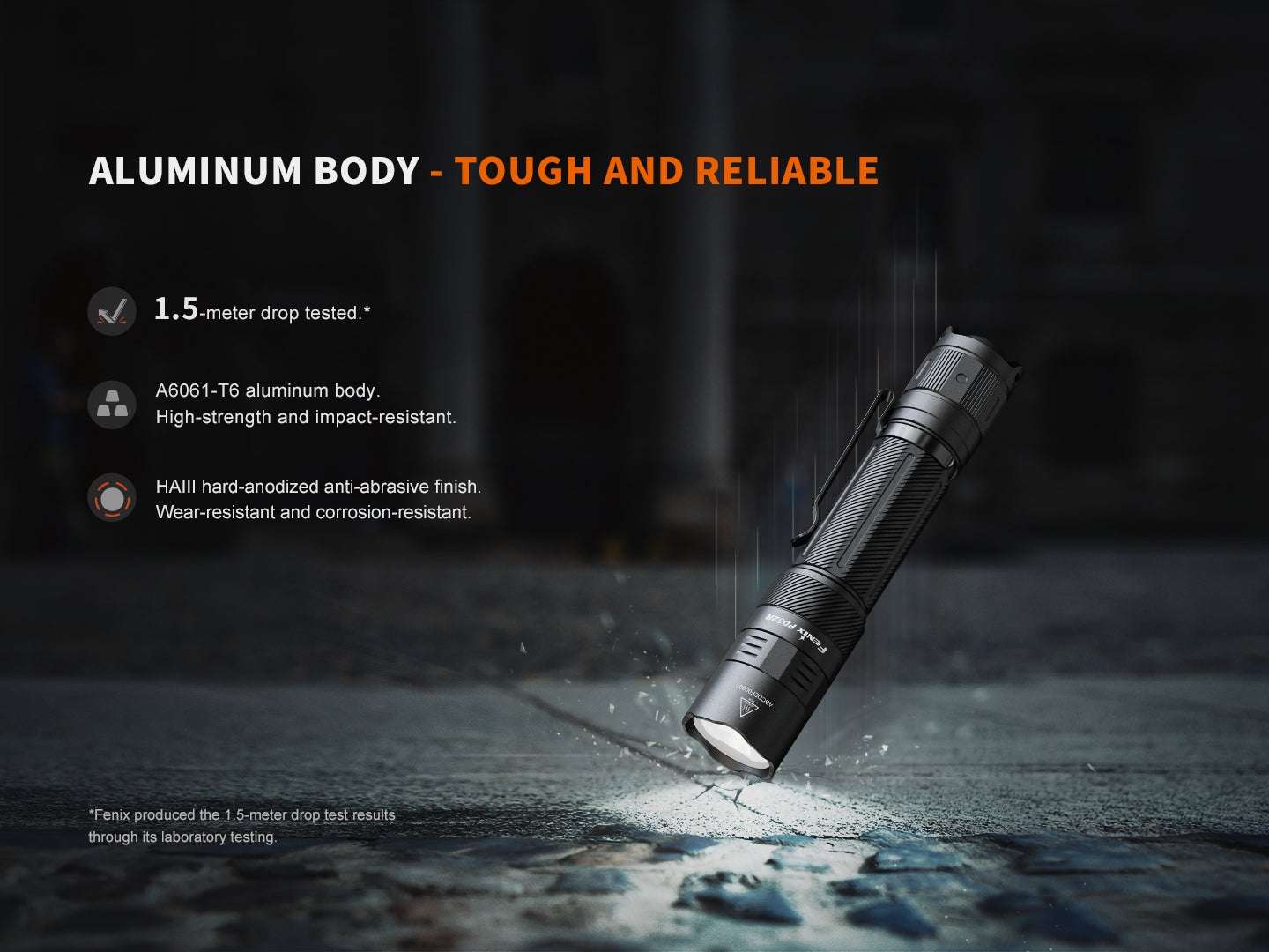 Palmarius Outdoors Fenix PD32R Rechargeable Silent Switch LED Flashlight Tactical Flashlight