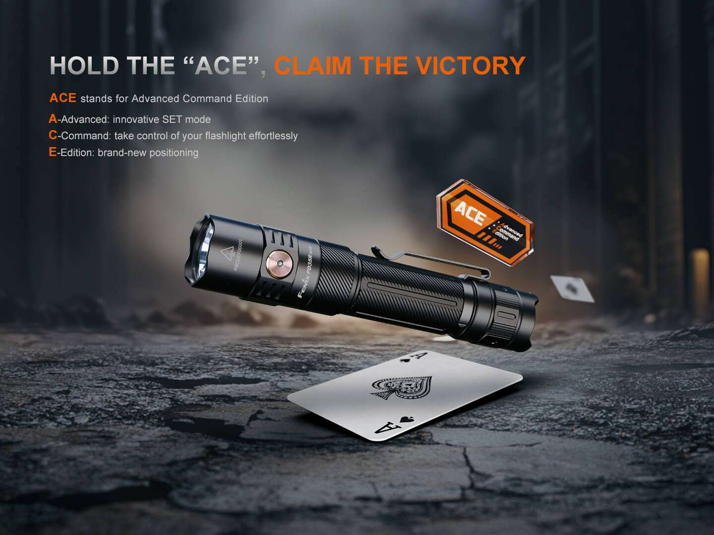 Palmarius Outdoors Fenix PD35R ACE Multi-mode Tactical Flashlight EDC Flashlight
