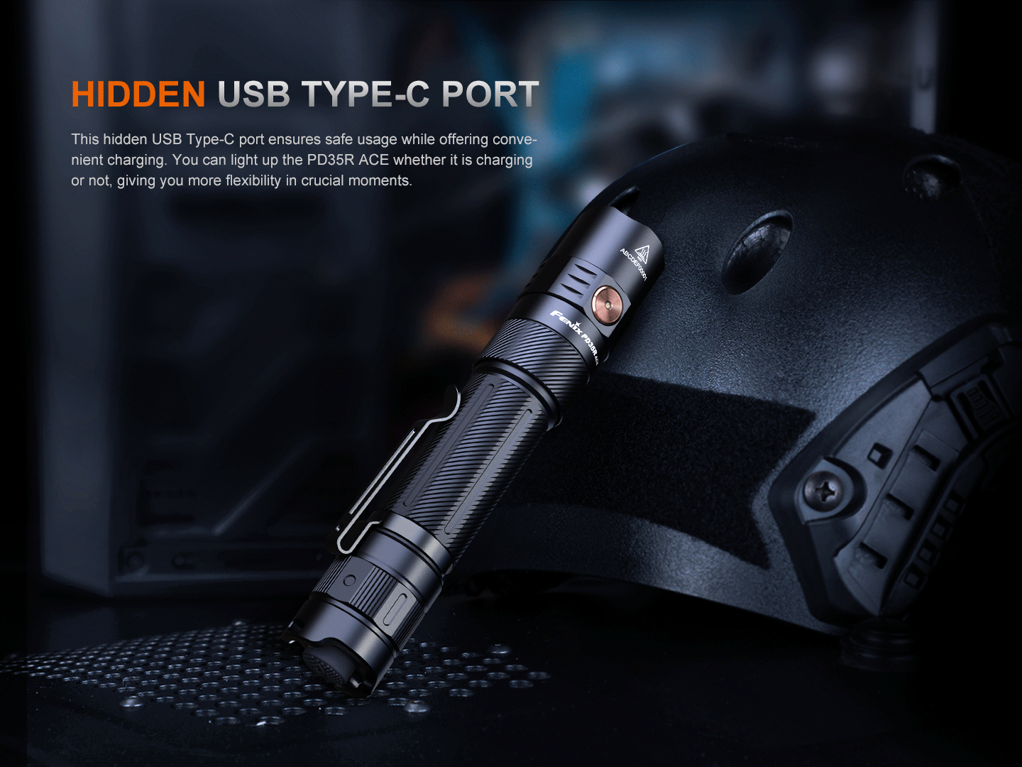 Palmarius Outdoors Fenix PD35R ACE Multi-mode Tactical Flashlight EDC Flashlight