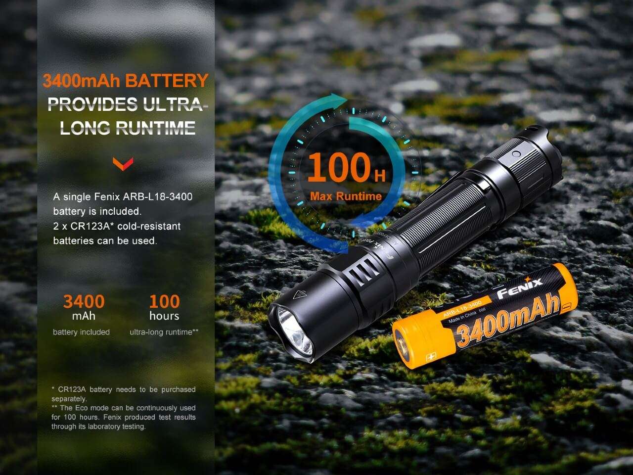 Palmarius Outdoors Fenix PD35R Compact Rechargeable Tactical Flashlight Rechargeable Flashlight