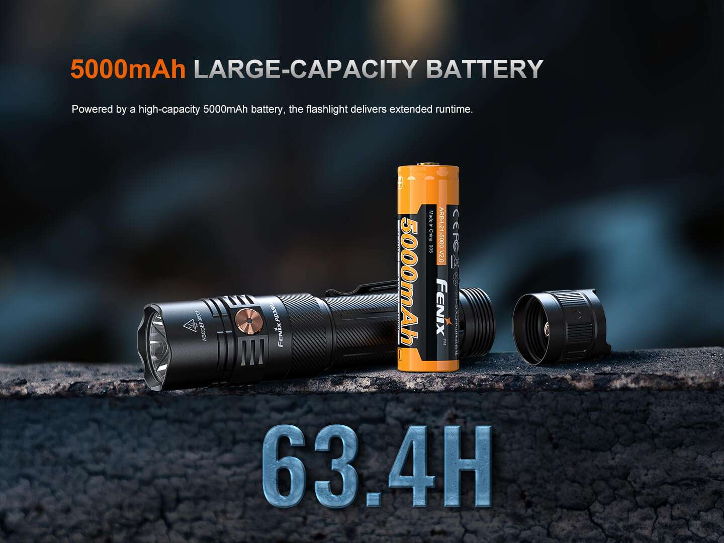 Palmarius Outdoors Fenix PD36R ACE Customizable Multi-Mode Flashlight Tactical Flashlight