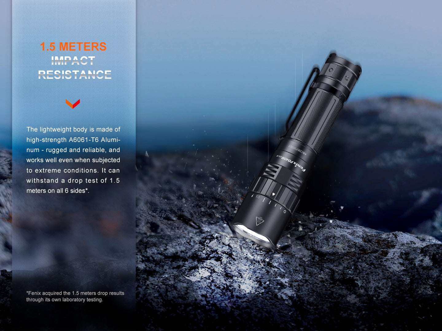 Palmarius Outdoors Fenix PD40R V3 Rechargeable Flashlight Tactical Flashlight