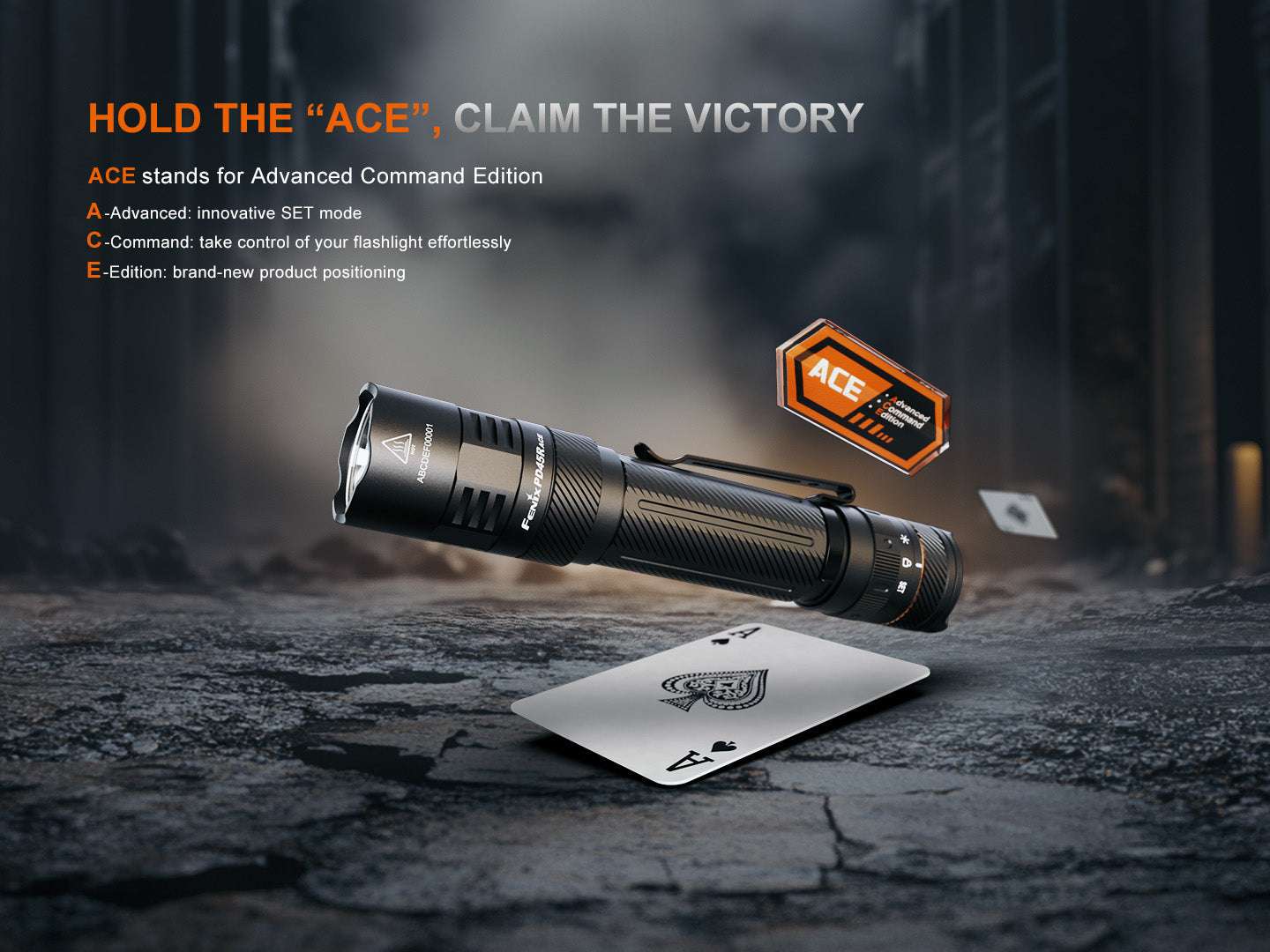 Palmarius Outdoors Fenix PD45R ACE Multi-Mode Tactical Flashlight Tactical Flashlight
