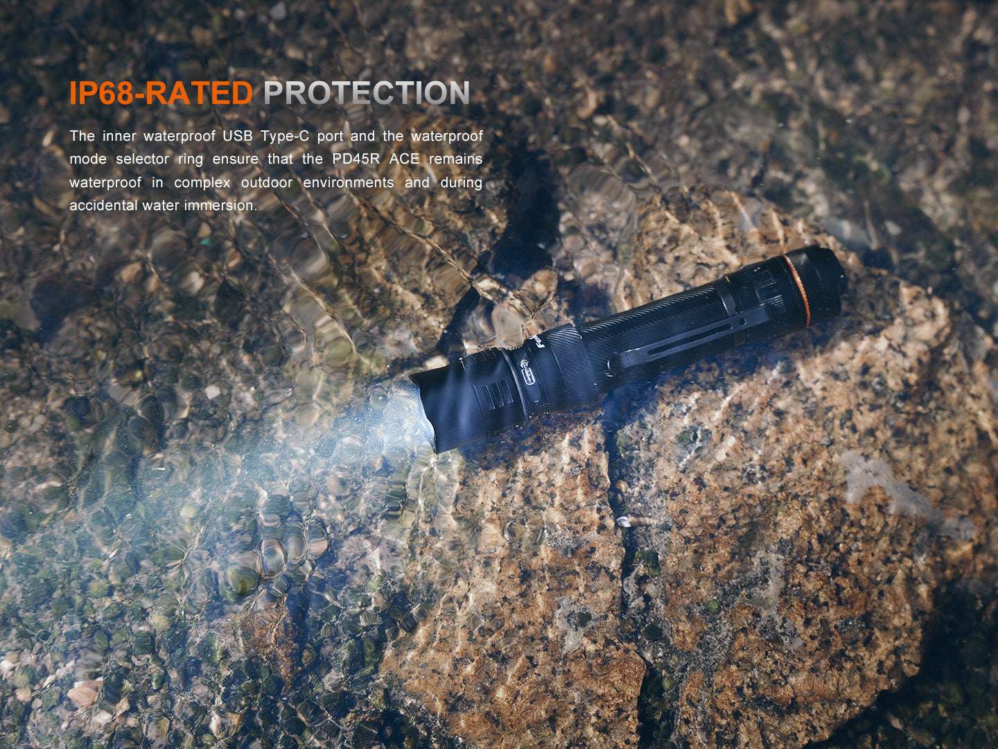 Palmarius Outdoors Fenix PD45R ACE Multi-Mode Tactical Flashlight Tactical Flashlight