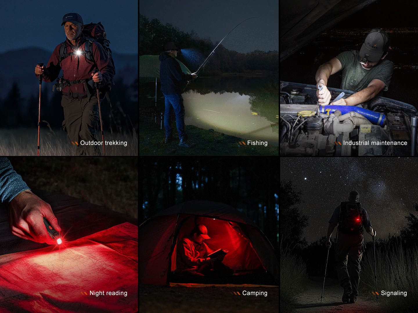 Palmarius Outdoors Fenix SW05R Multipurpose Clip-On Light with Red or UV Output EDC Flashlight