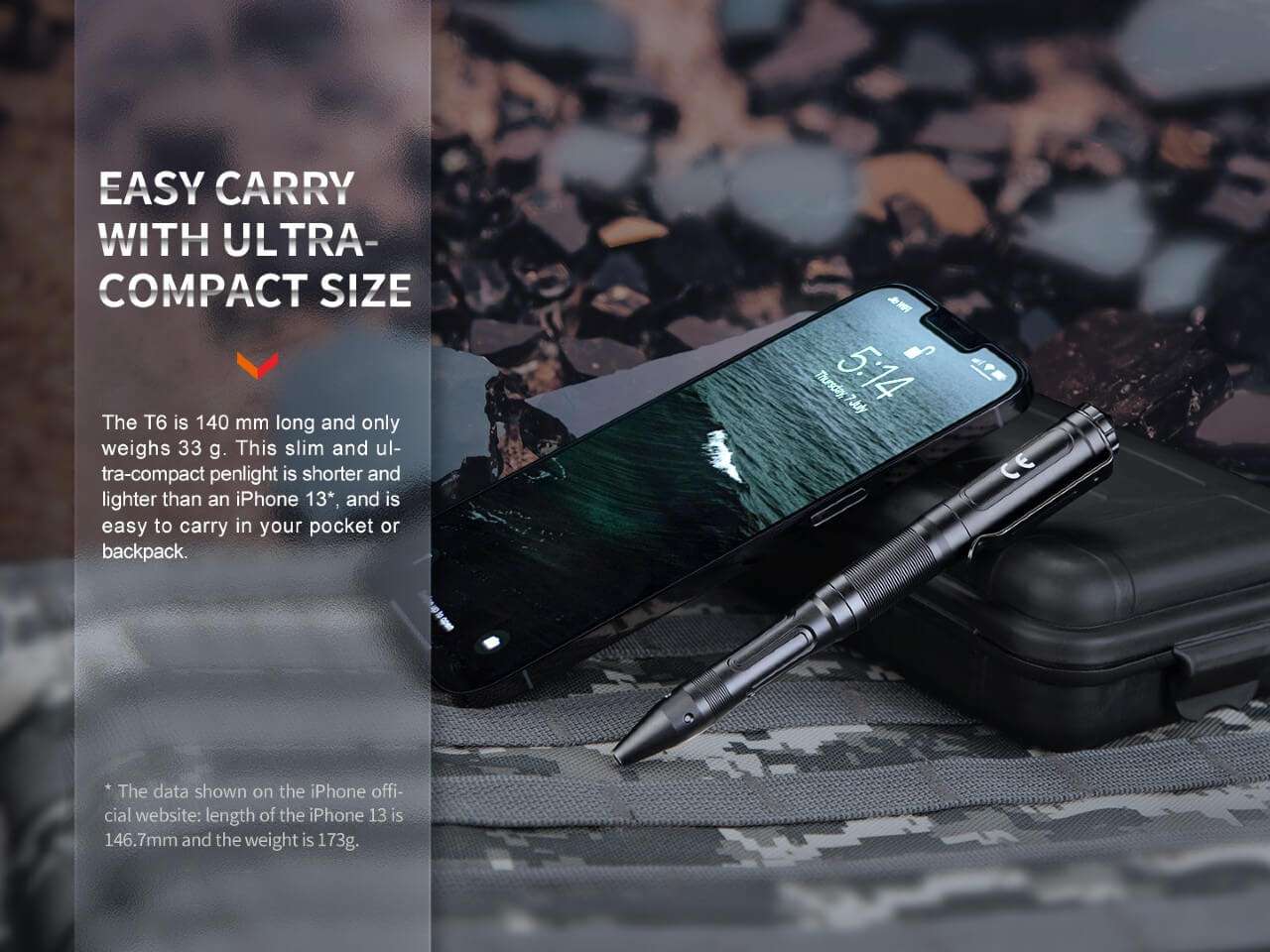 Palmarius Outdoors Fenix T6 Tactical LED Penlight Penlight