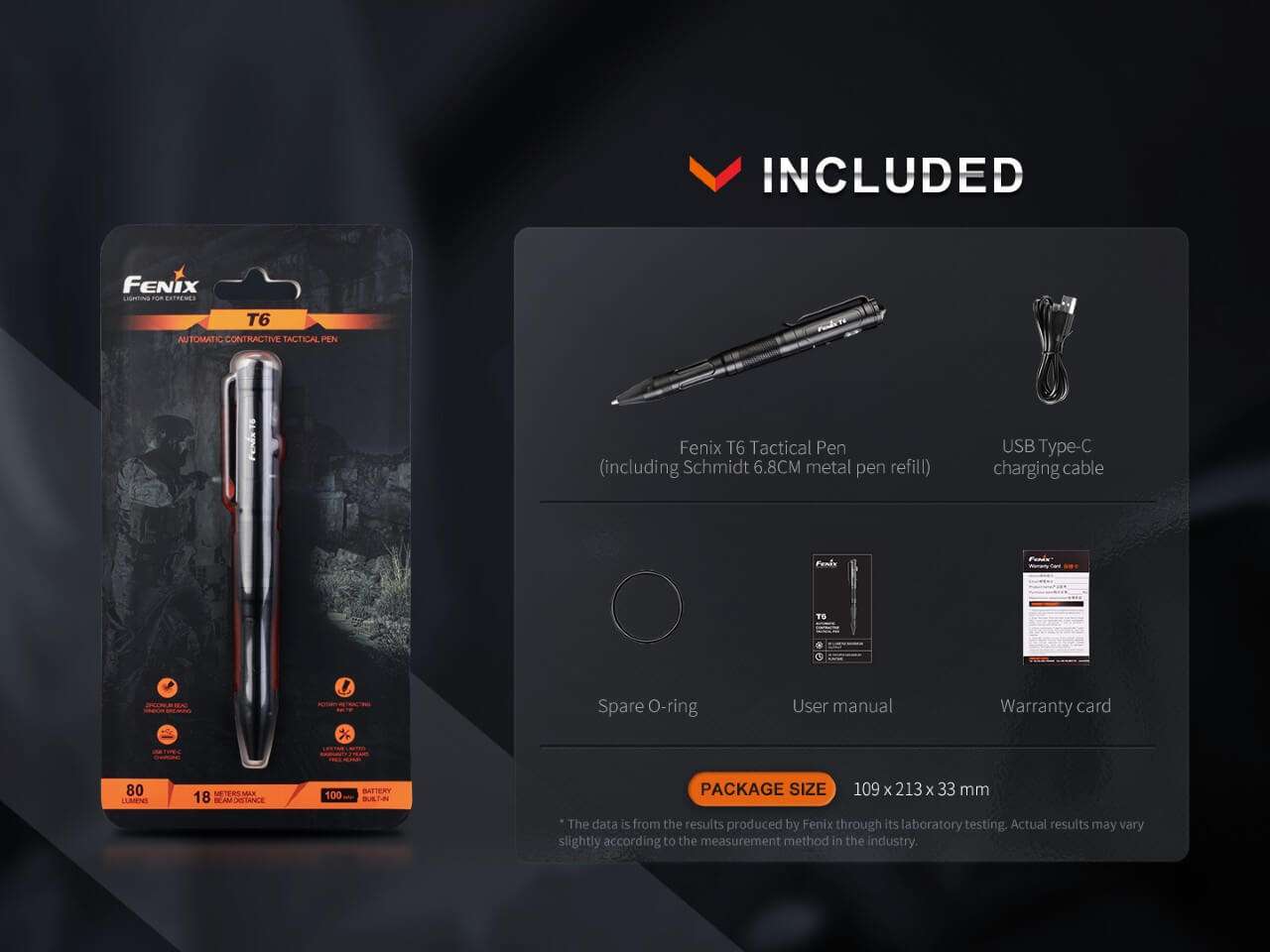 Palmarius Outdoors Fenix T6 Tactical LED Penlight Penlight