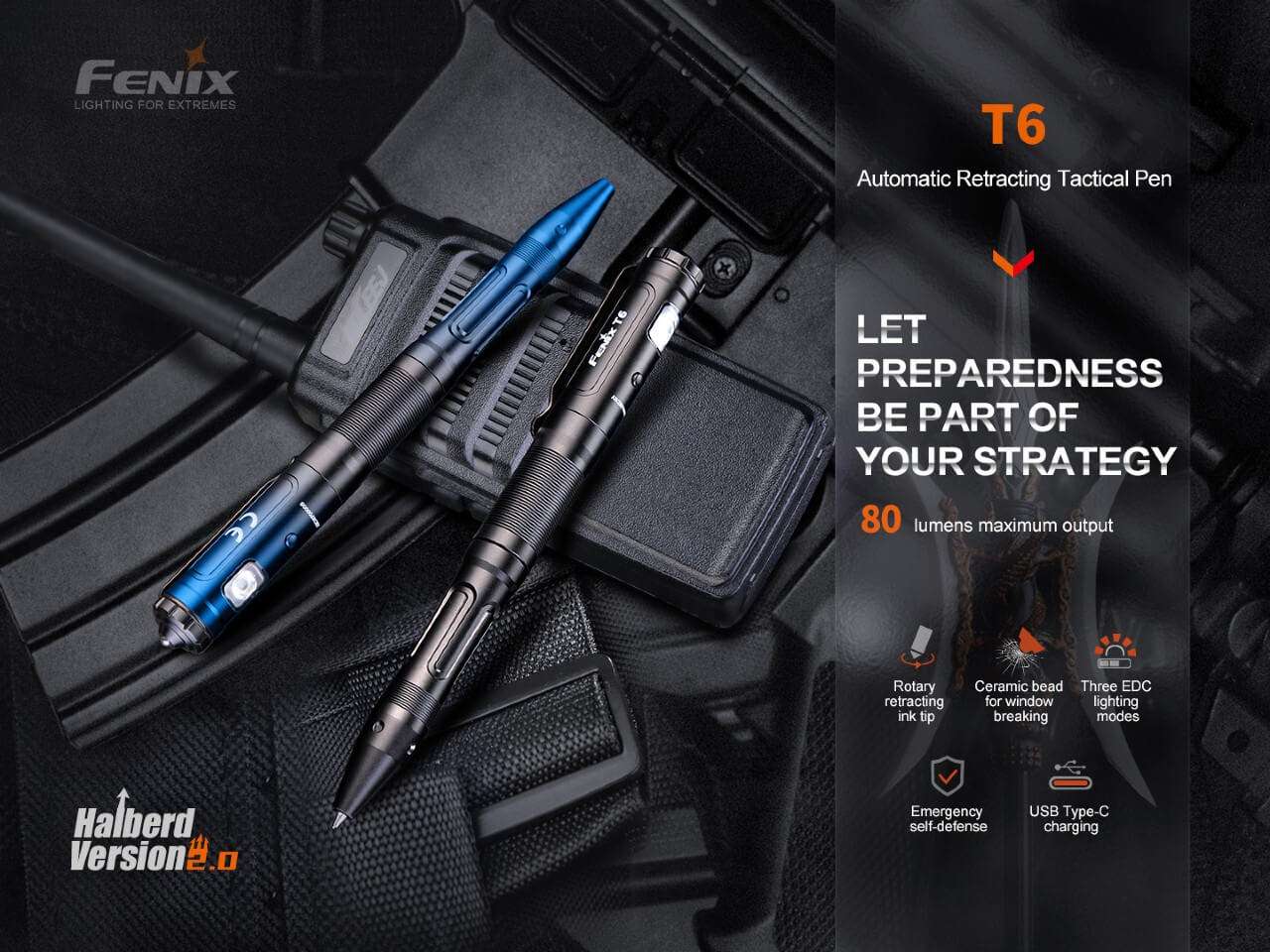 Palmarius Outdoors Fenix T6 Tactical LED Penlight Penlight