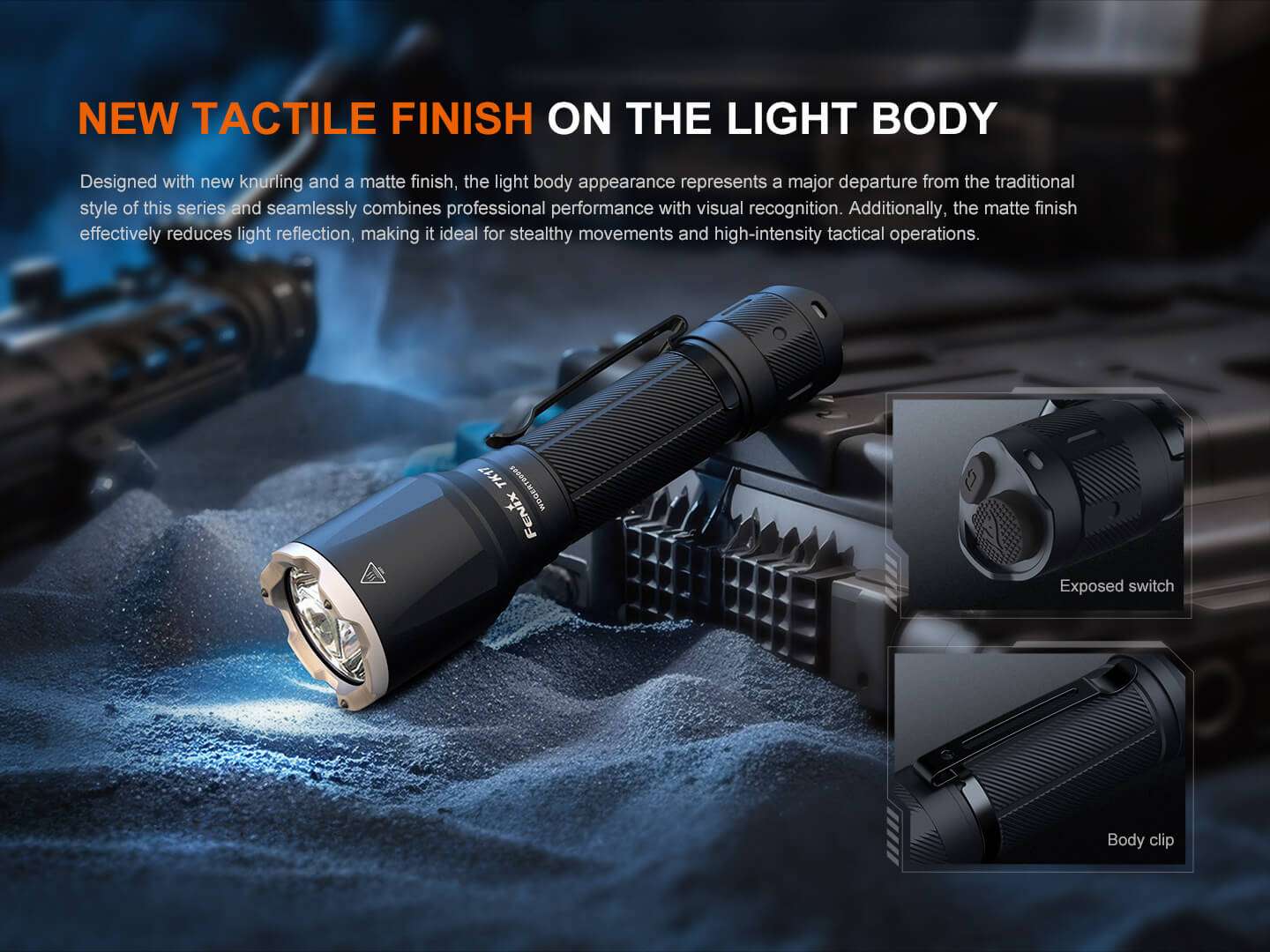 Palmarius Outdoors Fenix TK17 Dual Switch Tactical Flashlight Tactical Flashlight