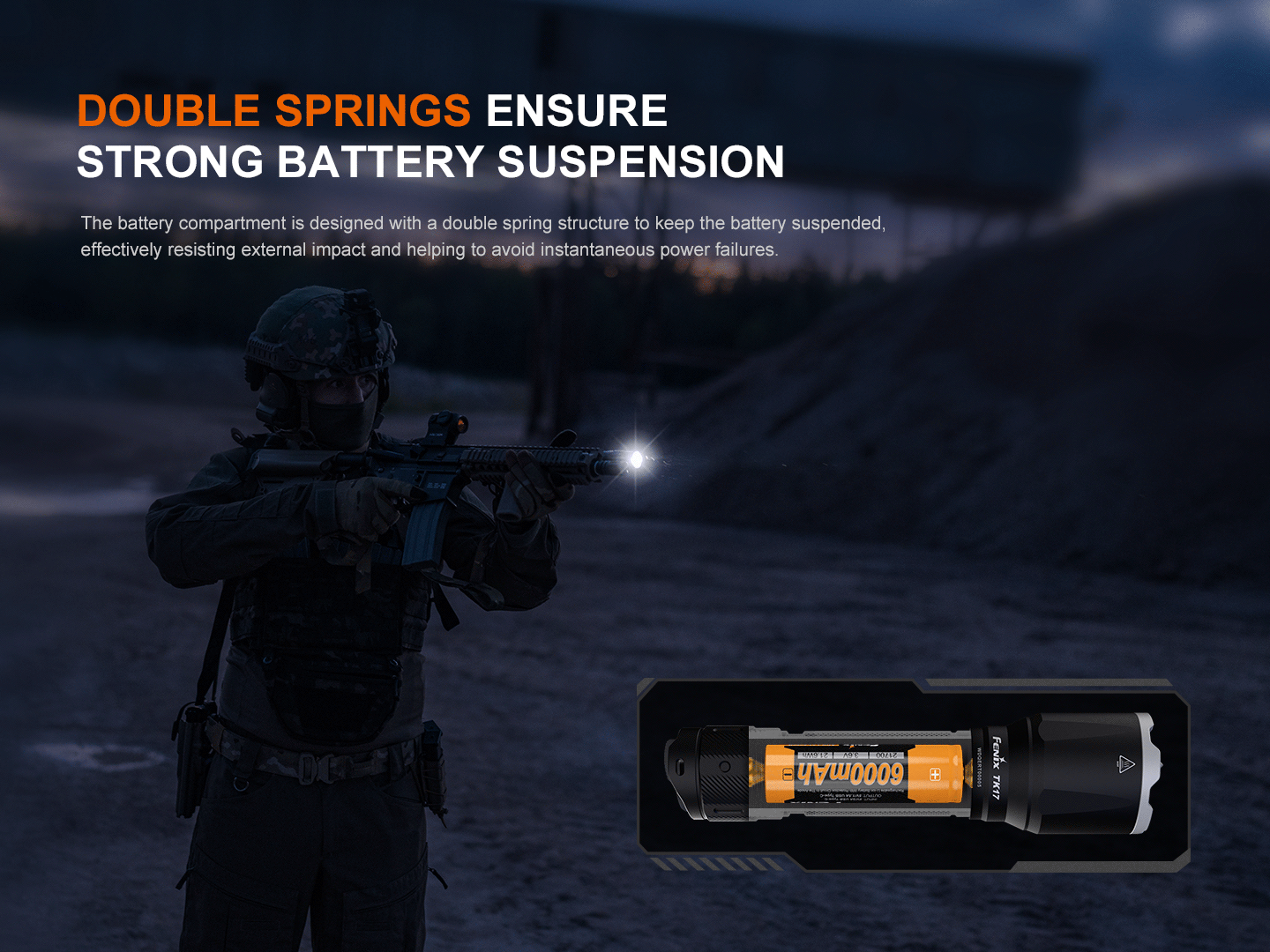 Palmarius Outdoors Fenix TK17 Dual Switch Tactical Flashlight Tactical Flashlight