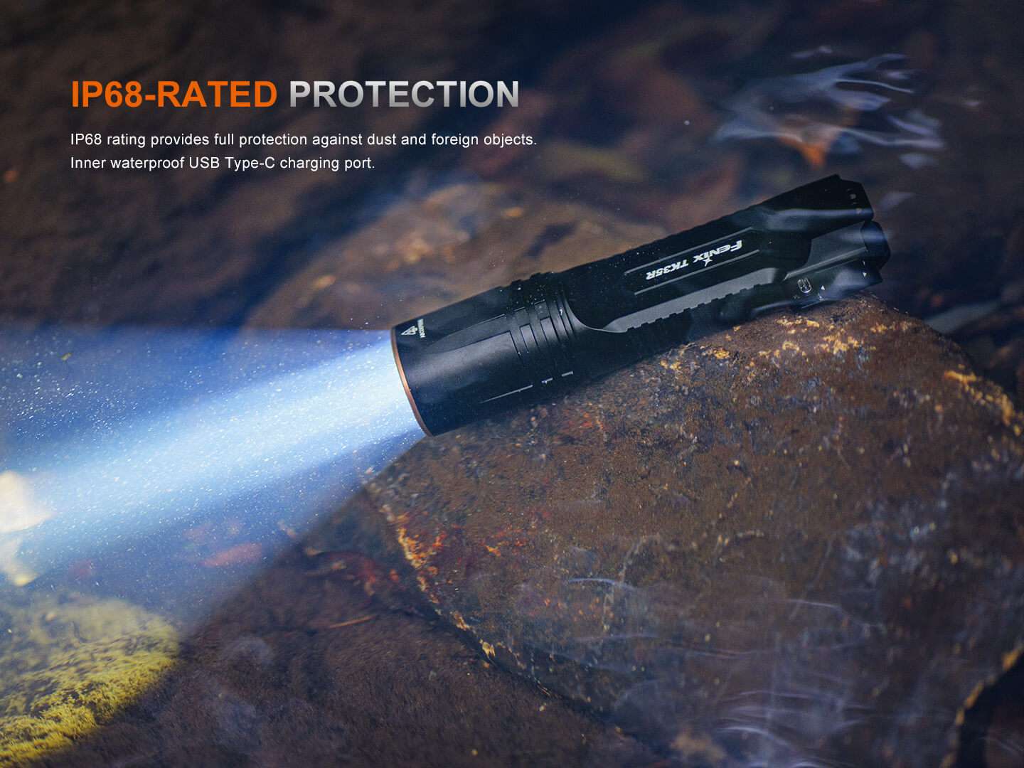 Palmarius Outdoors Fenix TK35R UV Light Rechargeable High-Performance Tactical Flashlight Tactical Flashlight