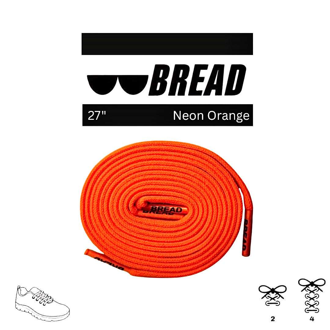Palmarius Outdoors Neon Orange Elastic Shoelace