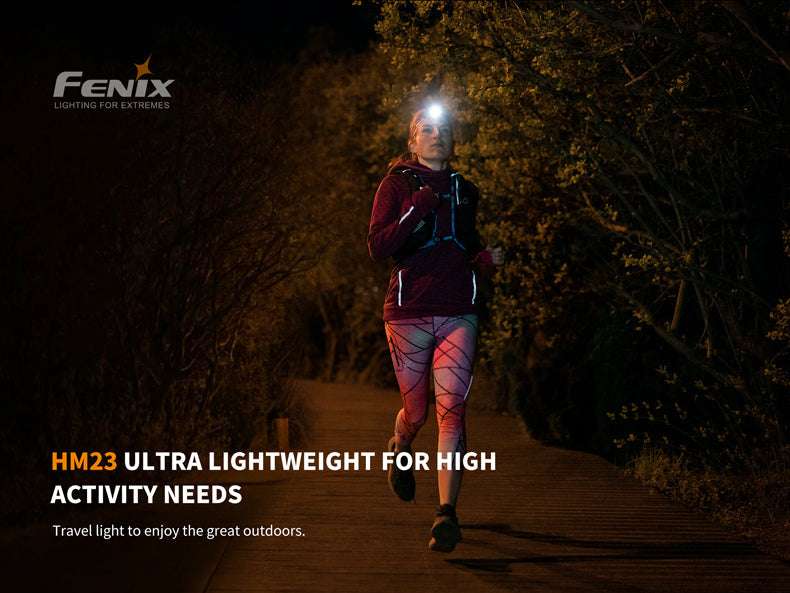 Palmarius Outdoors Fenix HM23 Compact Hiking and Running Headlamp - Discontinued Headlamp