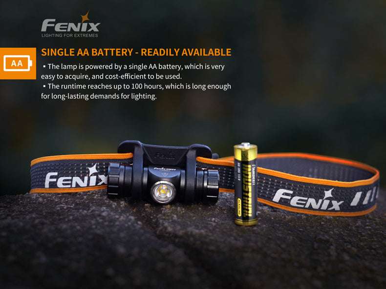 Palmarius Outdoors Fenix HM23 Compact Hiking and Running Headlamp - Discontinued Headlamp
