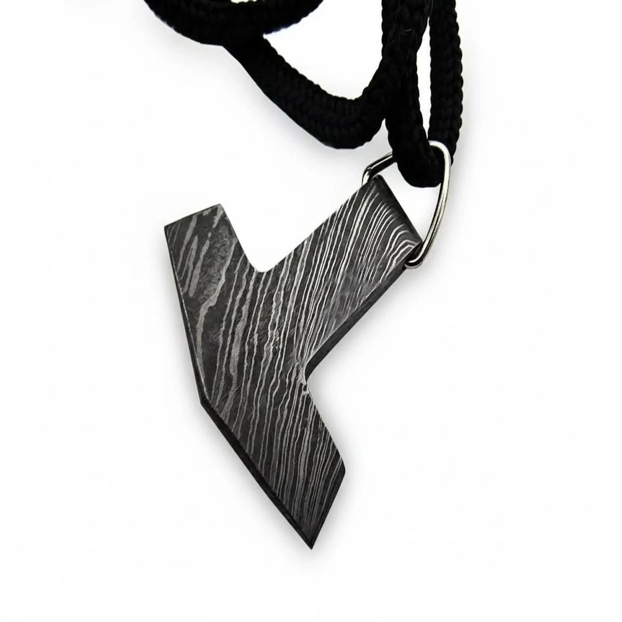 Palmarius Outdoors DE-0014 Custom Handmade Damascus steel Viking pendant /Thor Hammer Pendant/Jeweller Vikings Pendants