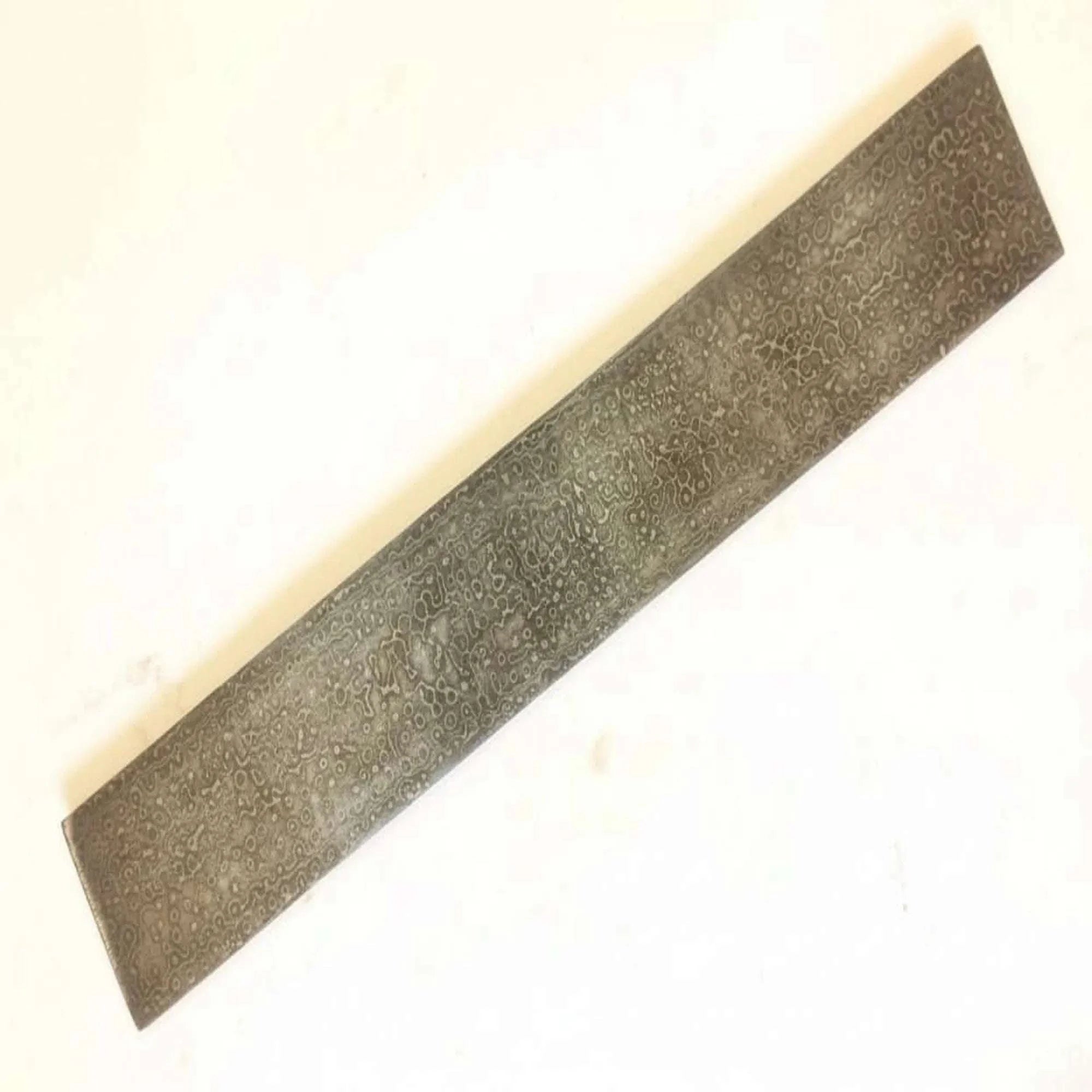 Palmarius Outdoors Raindrop Pattern Damascus Steel Billet Bar for Knife Making and Bladesmith Stock Bullet bar