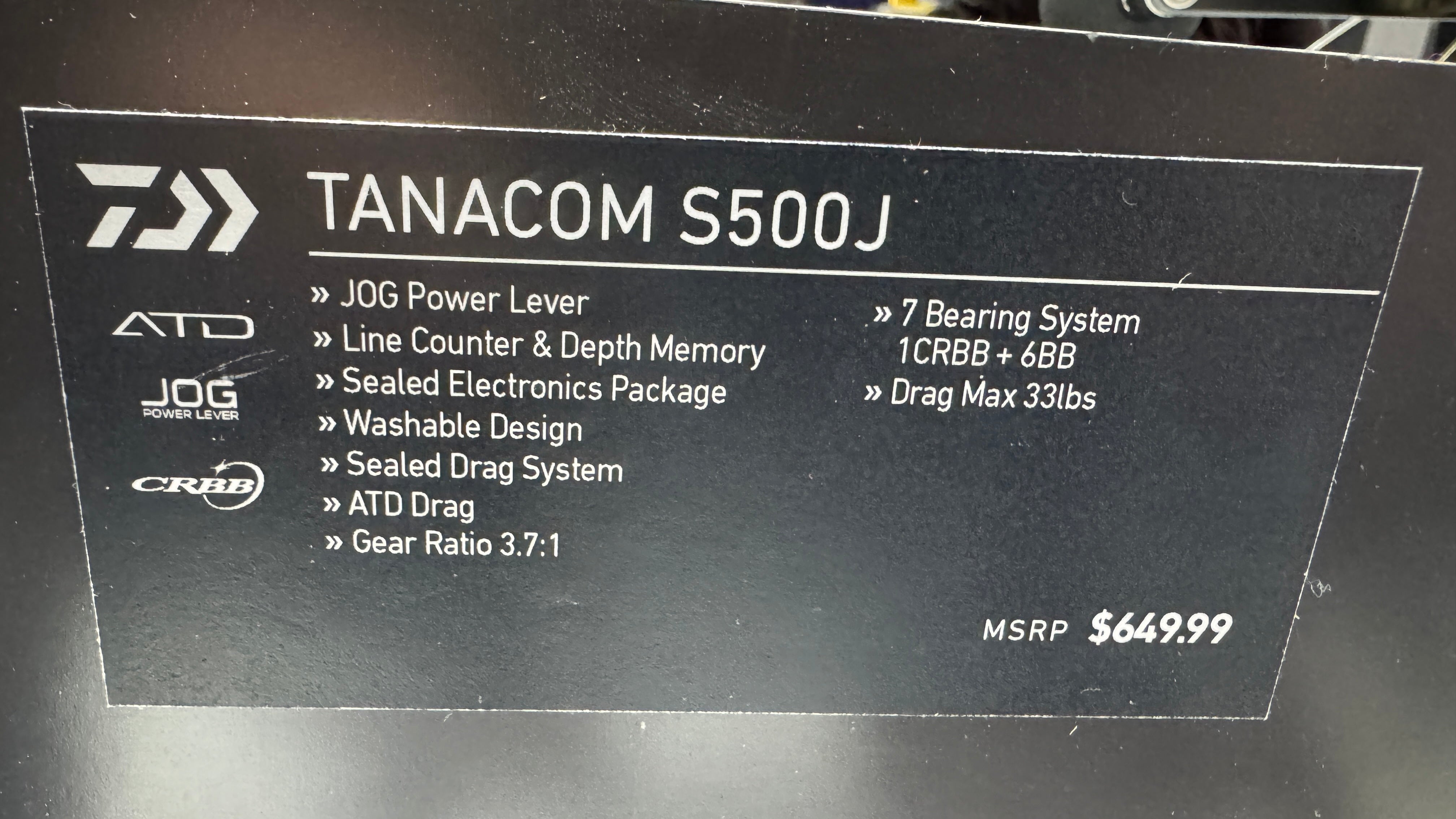 Daiwa Tanacom S500J Tilefish Bundle