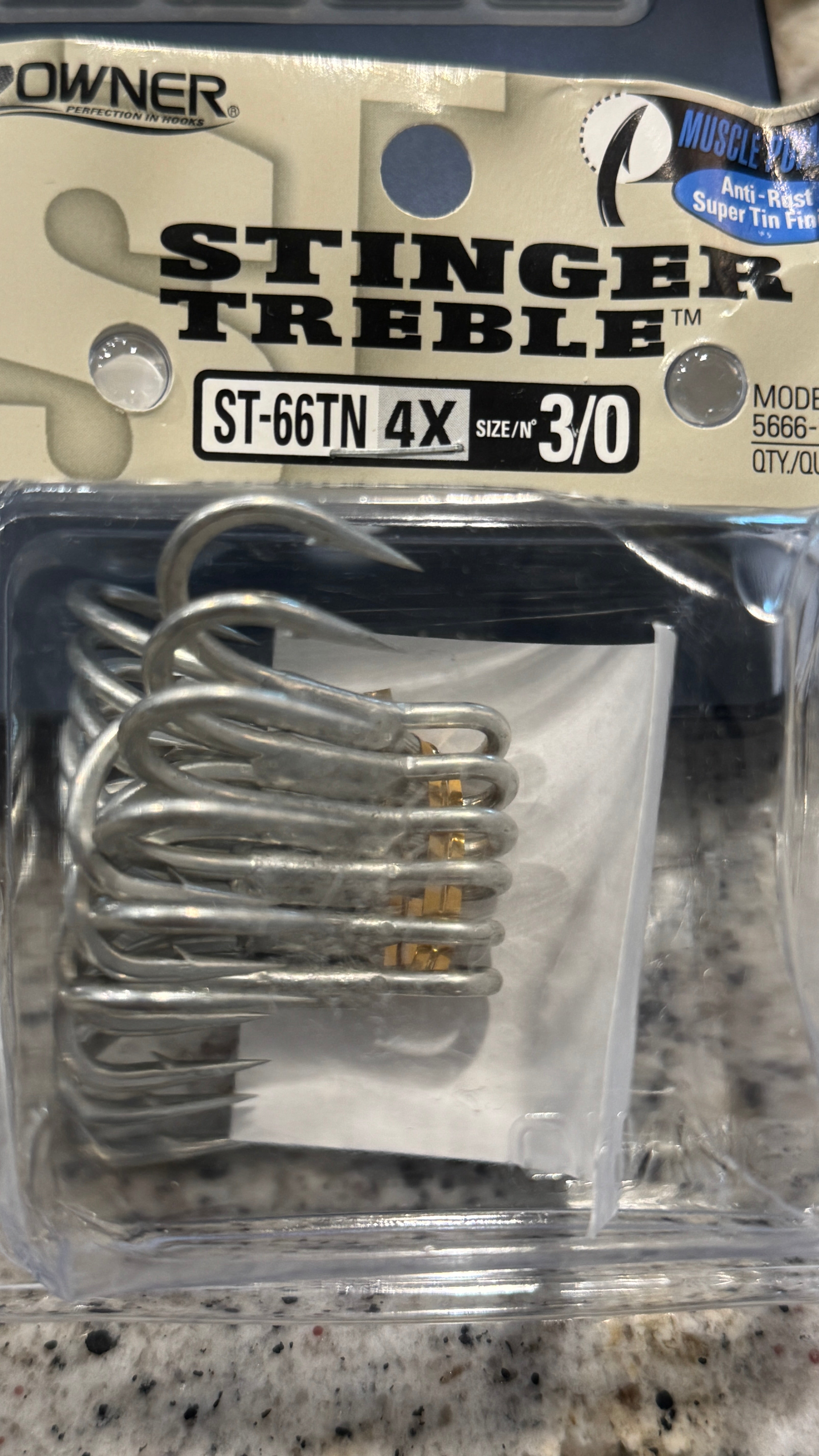 Owner ST-66 Stinger Treble Hooks