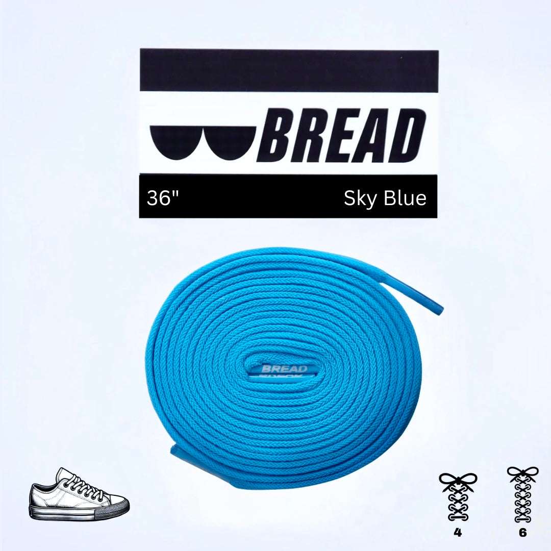 Palmarius Outdoors Sky Blue Elastic Shoelace