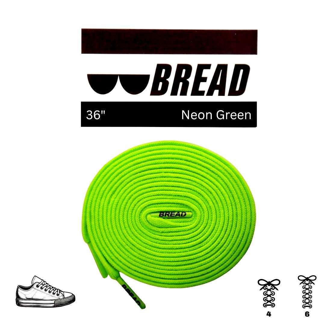 Palmarius Outdoors Neon Green Elastic Shoelace