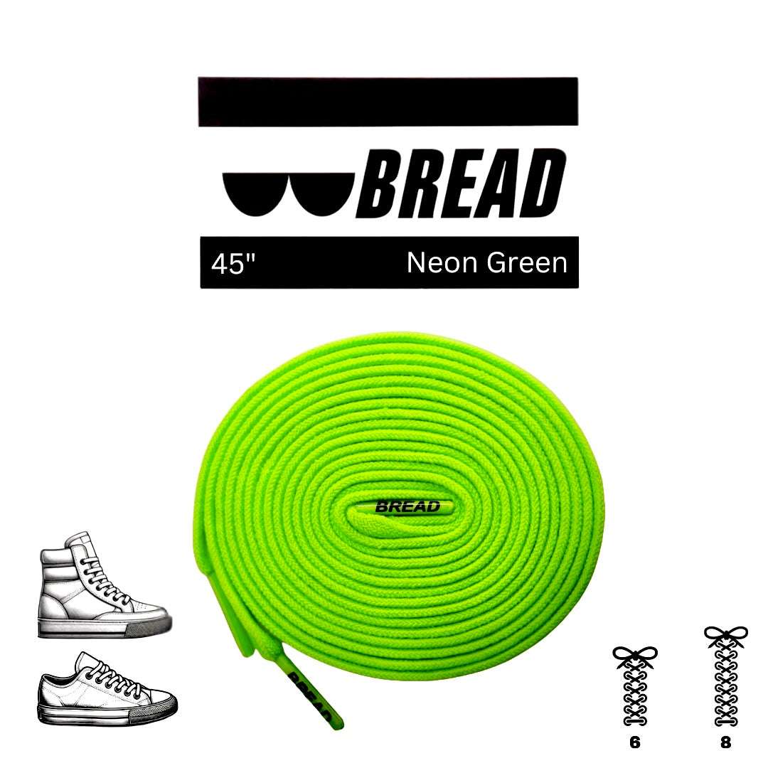 Palmarius Outdoors Neon Green Elastic Shoelace