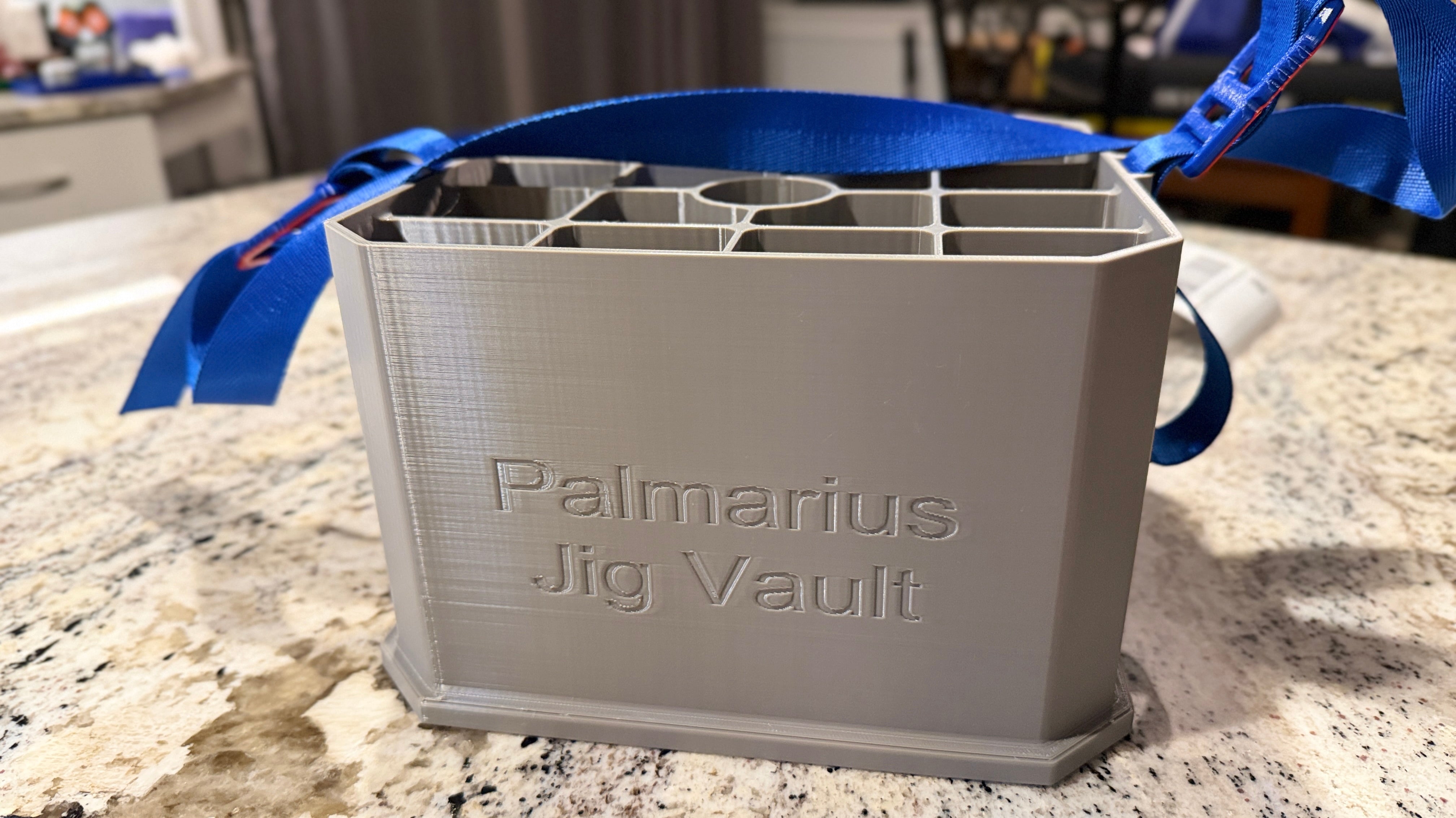 Jig Vault™ Shorti Square Jig Bucket Skeleton with Carry Strap