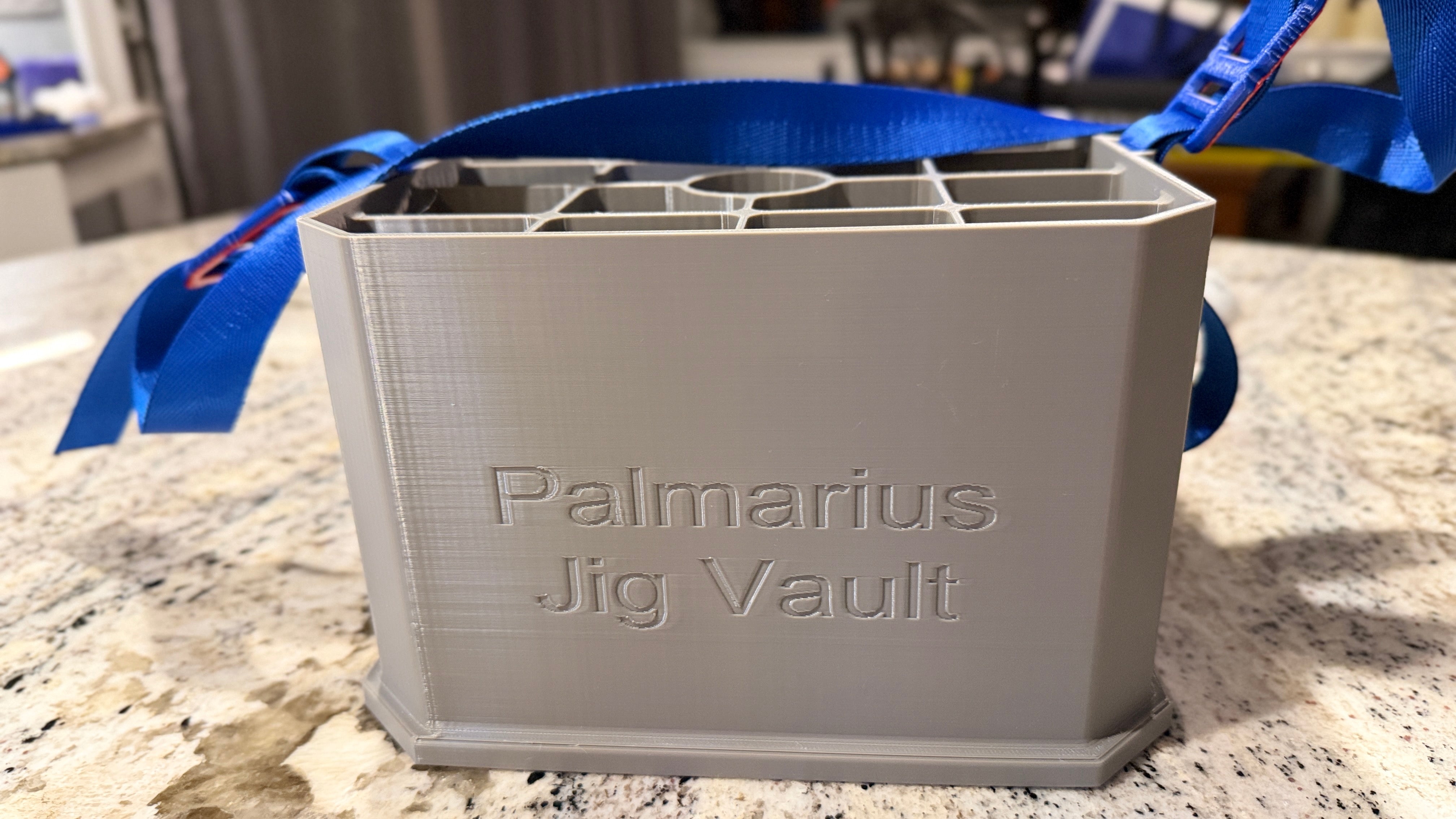 Jig Vault™ Shorti Square Jig Bucket Skeleton with Carry Strap