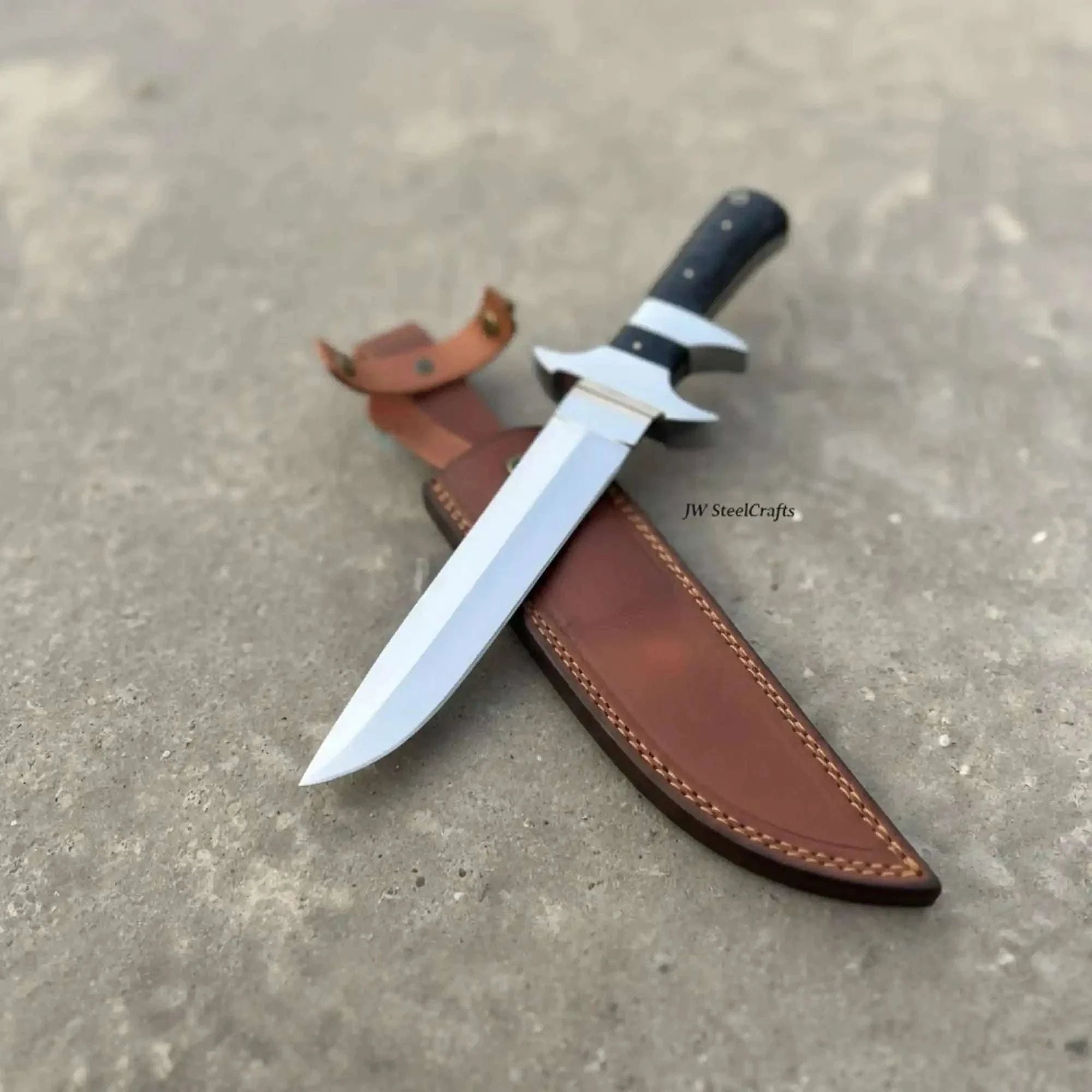Palmarius Outdoors Ridgecut Hunting Dagger Knife 13" Handmade Carbon Steel Full Tang Blade