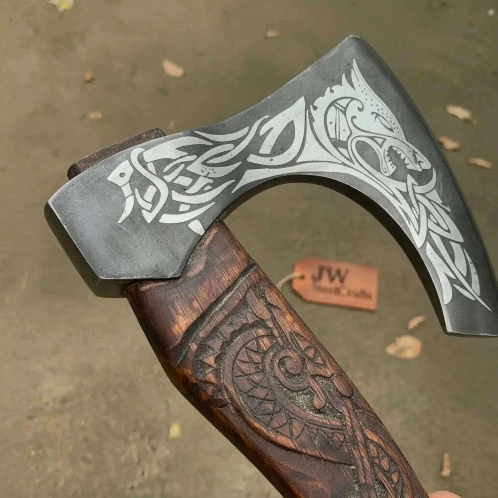 Palmarius Outdoors Skeggox Style Viking Bearded Axe Hand Forged | Outdoor Utility Tool