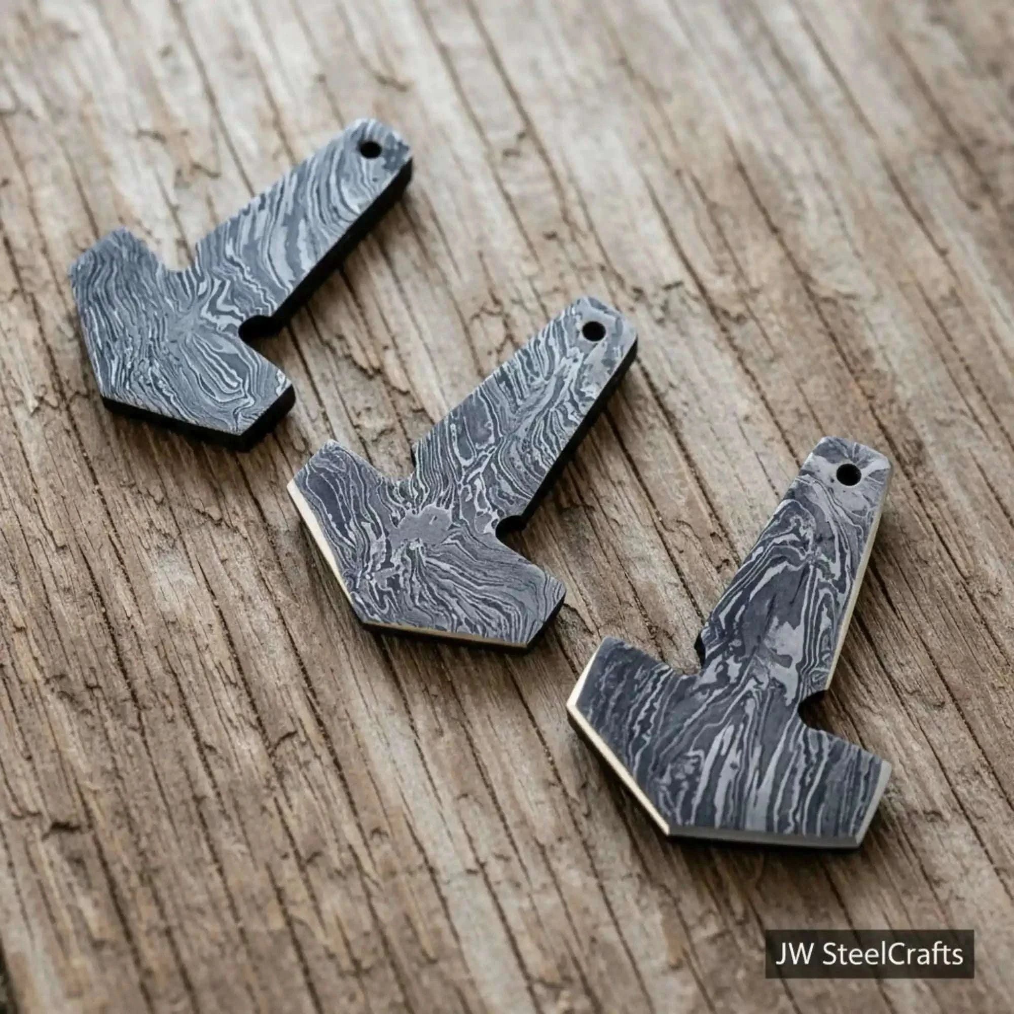 Palmarius Outdoors Damascus Thor's Hammer Pendant set | Viking Necklace Collection