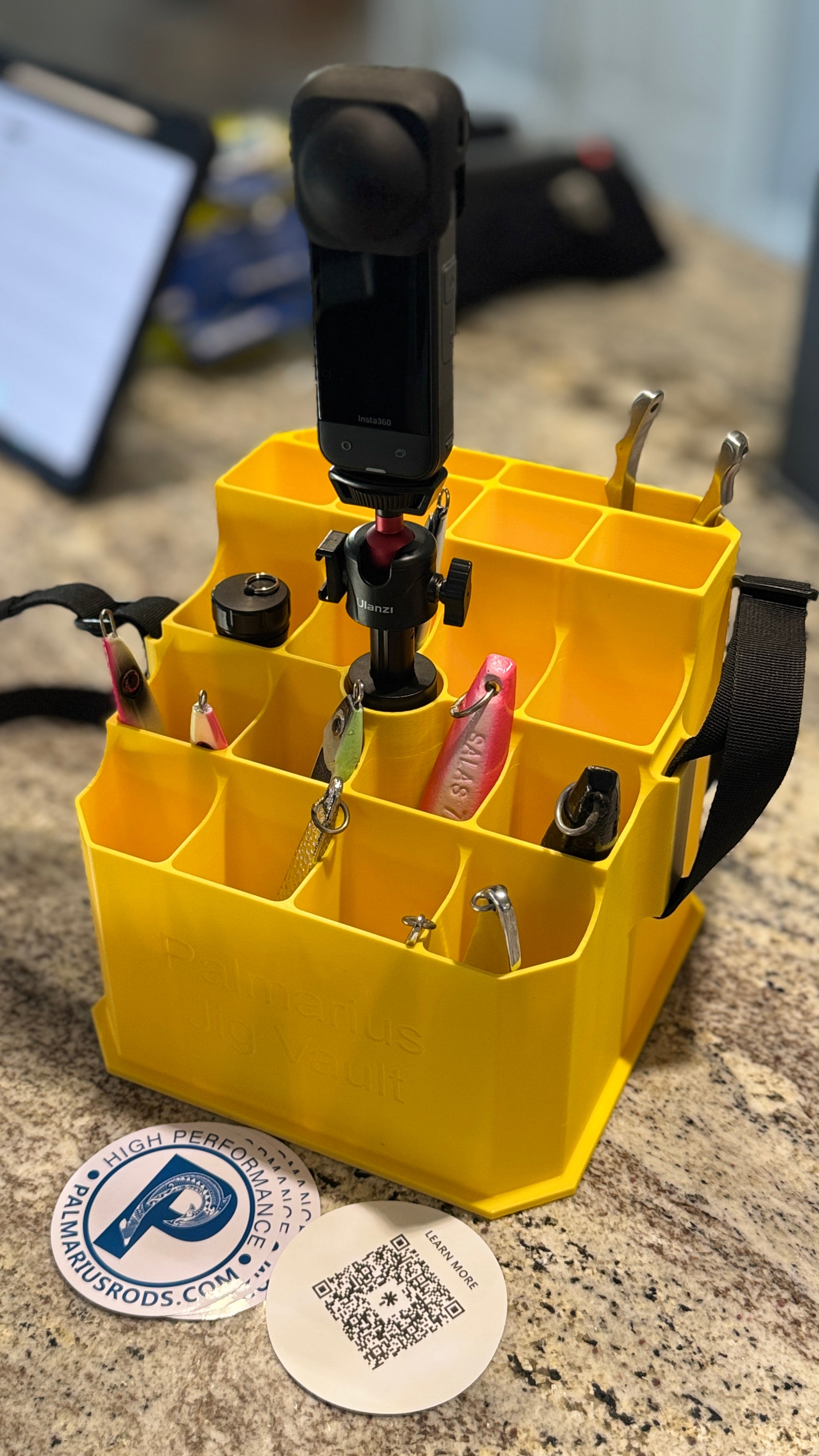 JigVault™ Square Jig Bucket Skeleton with Carry Strap