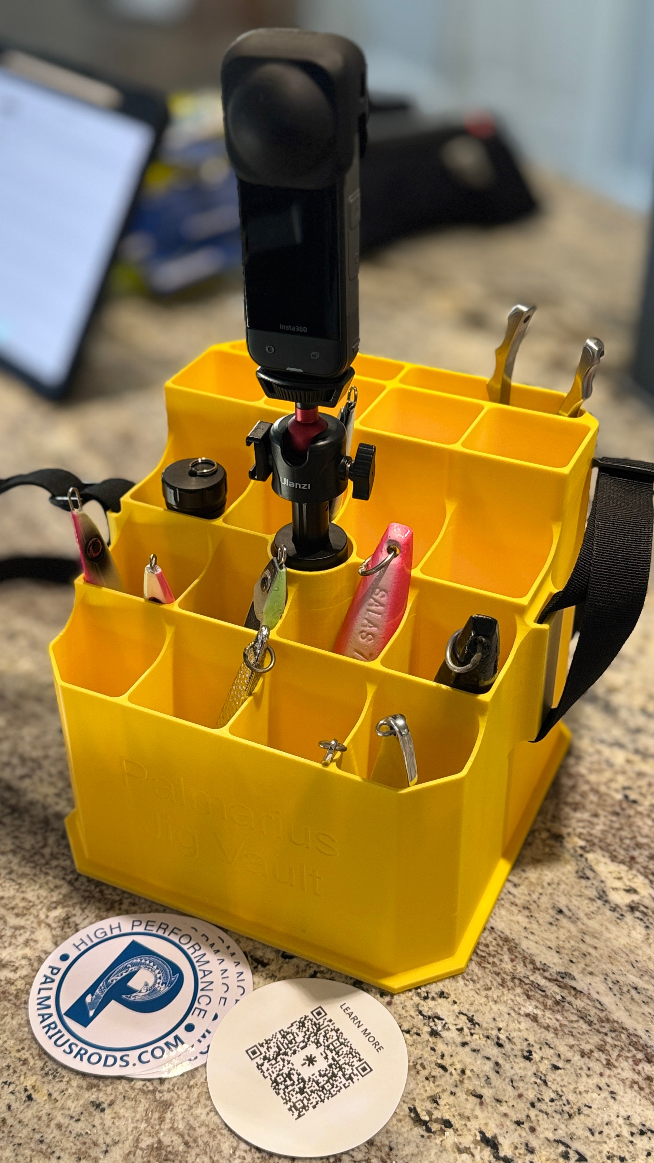 JigVault™ Square Jig Bucket Skeleton with Carry Strap