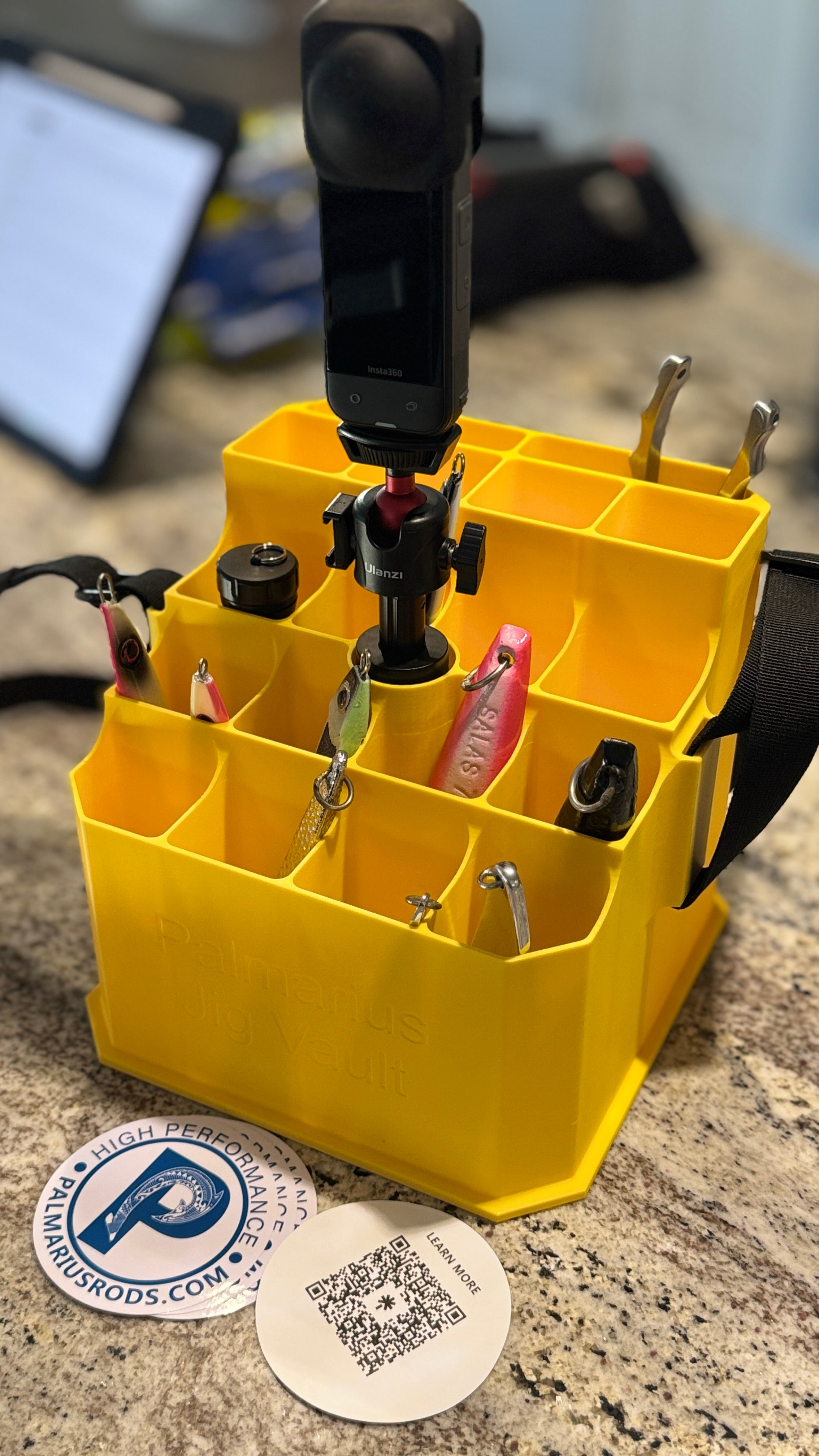 JigVault™ Square Jig Bucket Skeleton with Carry Strap