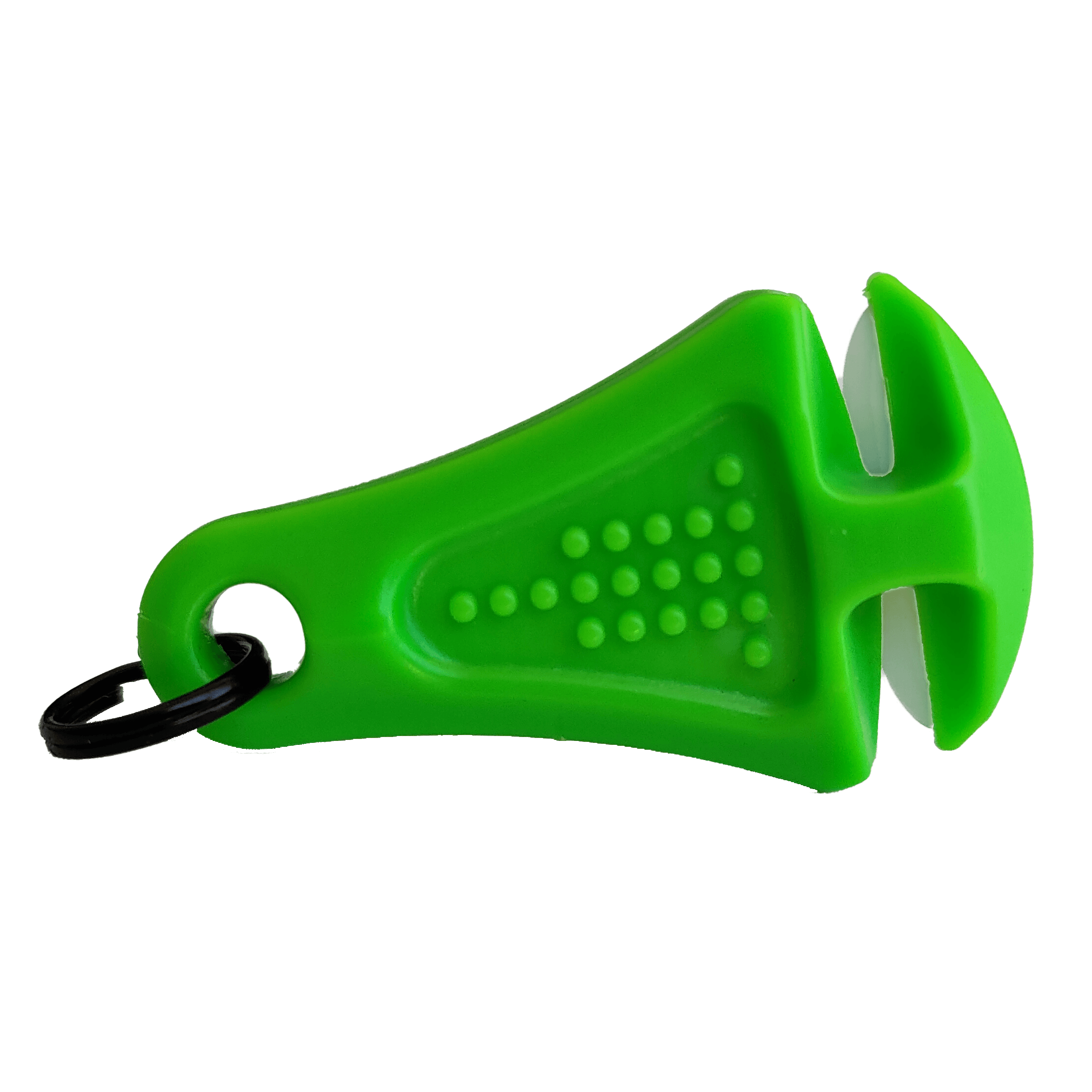 Palmarius Outdoors Line Cutterz Ceramic Blade Zipper Pull - Green Zipper Pull